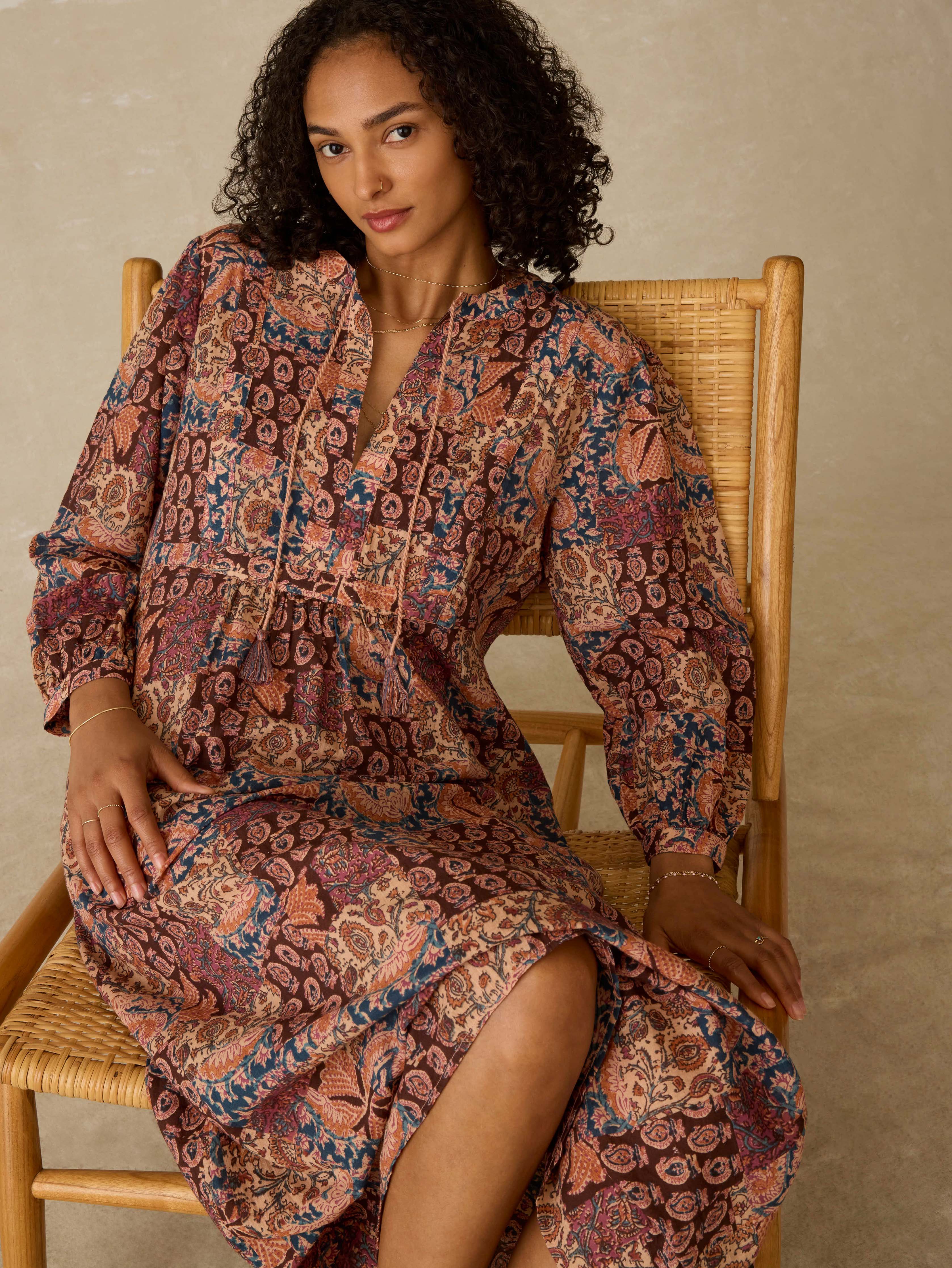 Sandy Cove Coverup - Madeira Patchwork