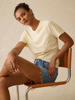 Sunwashed Essential Tee - Lemon Sorbet
