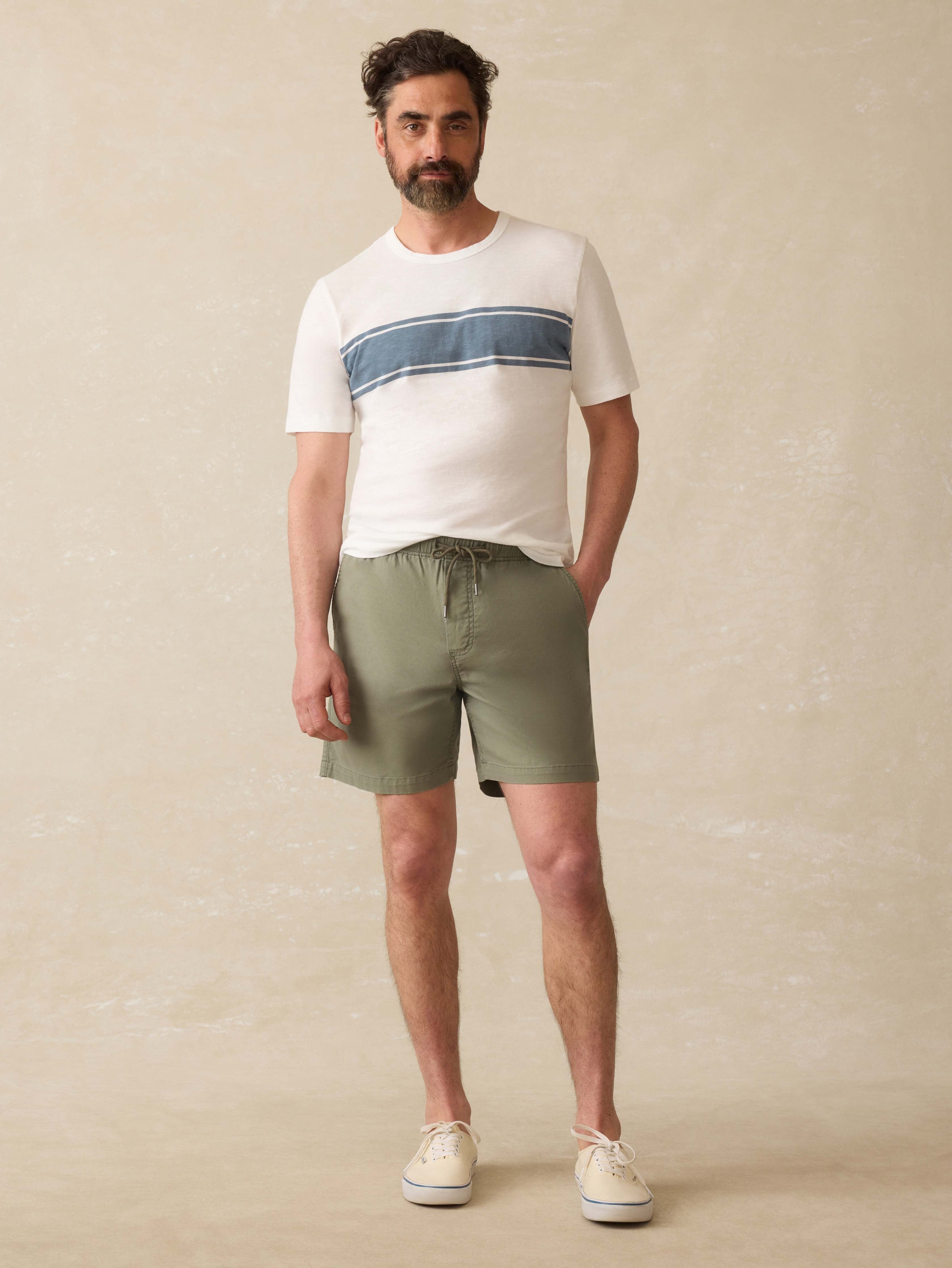 Essential Drawstring Short - Desert Olive