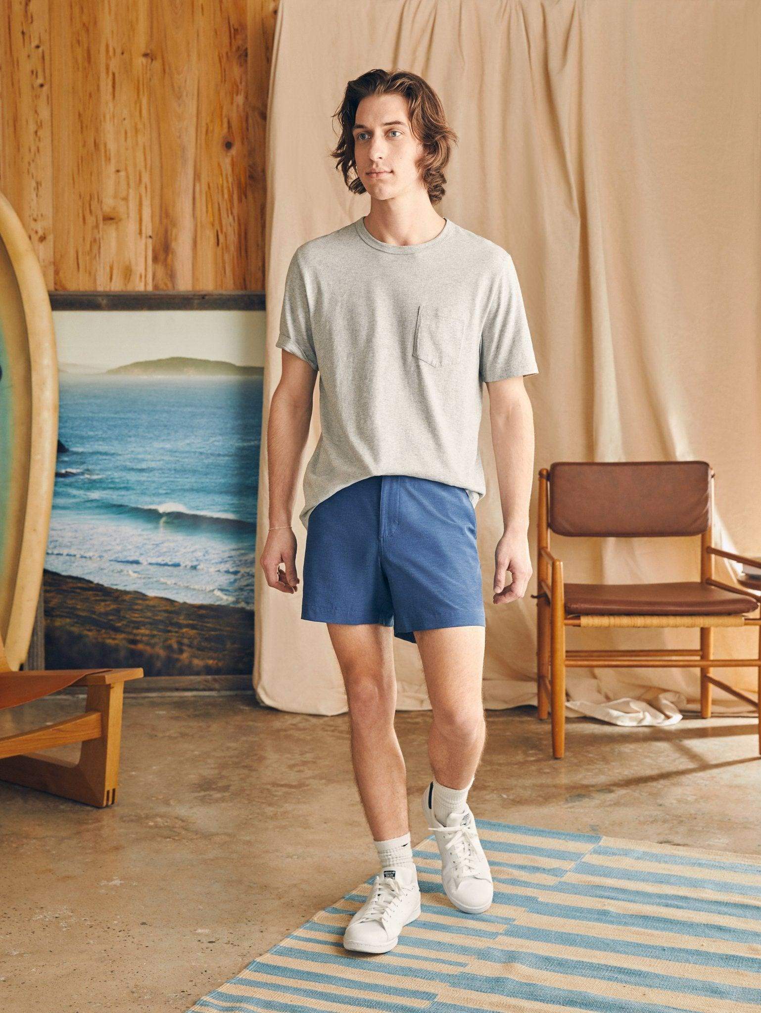 All Day Shorts (5" Inseam) - Navy - Faherty Brand
