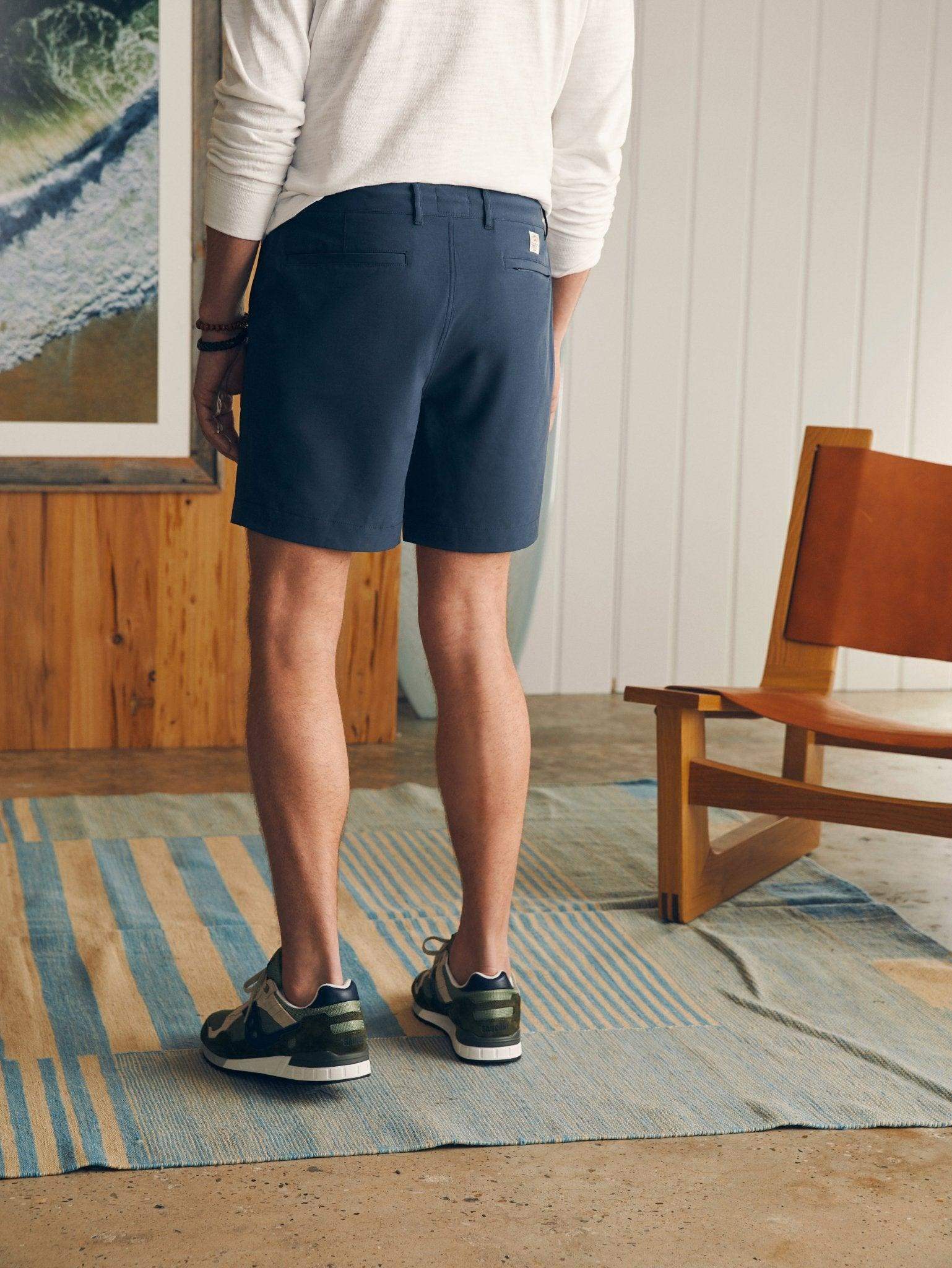 All Day Shorts (7" Inseam) - Dark Blue Nights - Faherty Brand