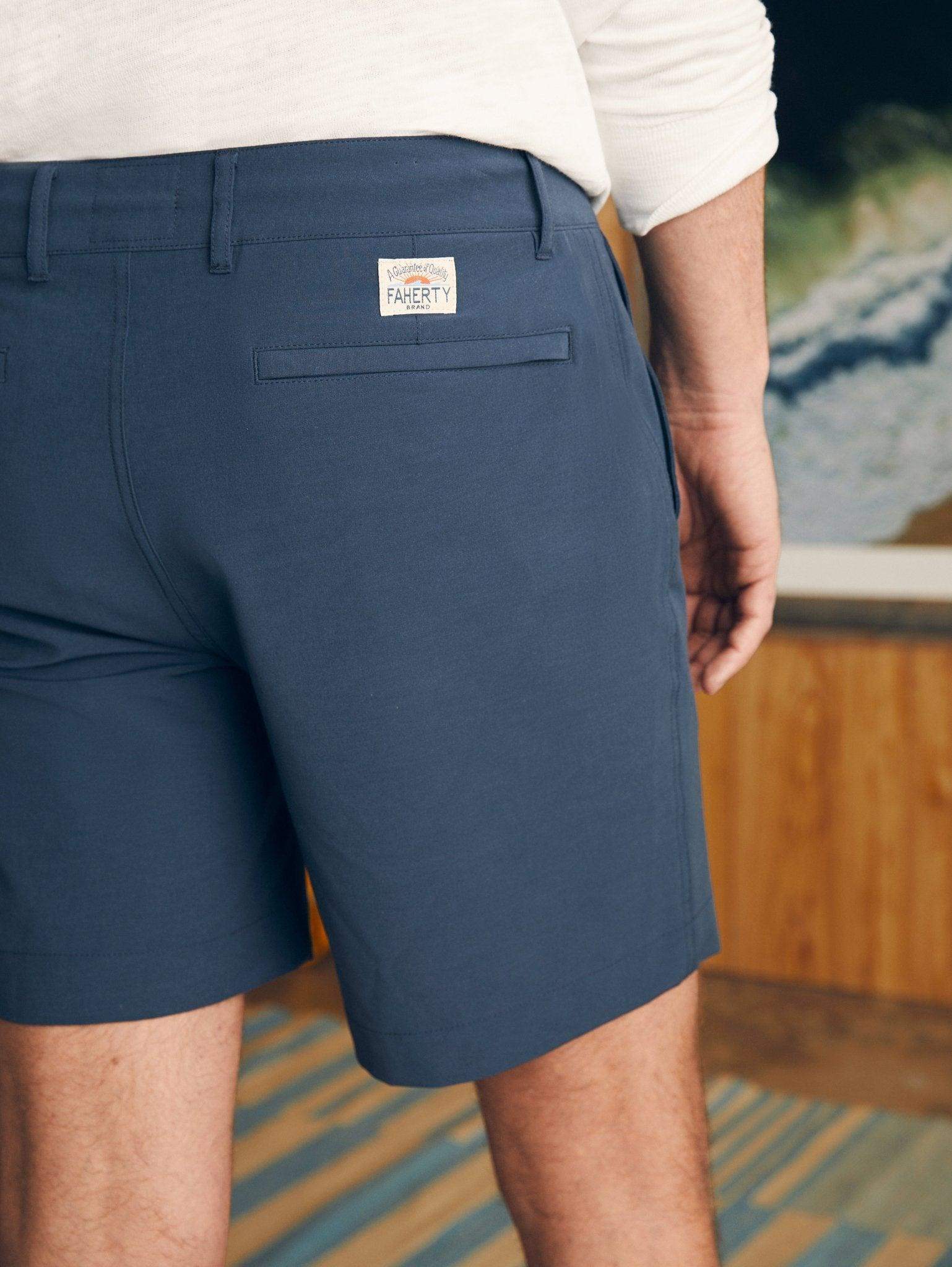 All Day Shorts (7" Inseam) - Dark Blue Nights - Faherty Brand
