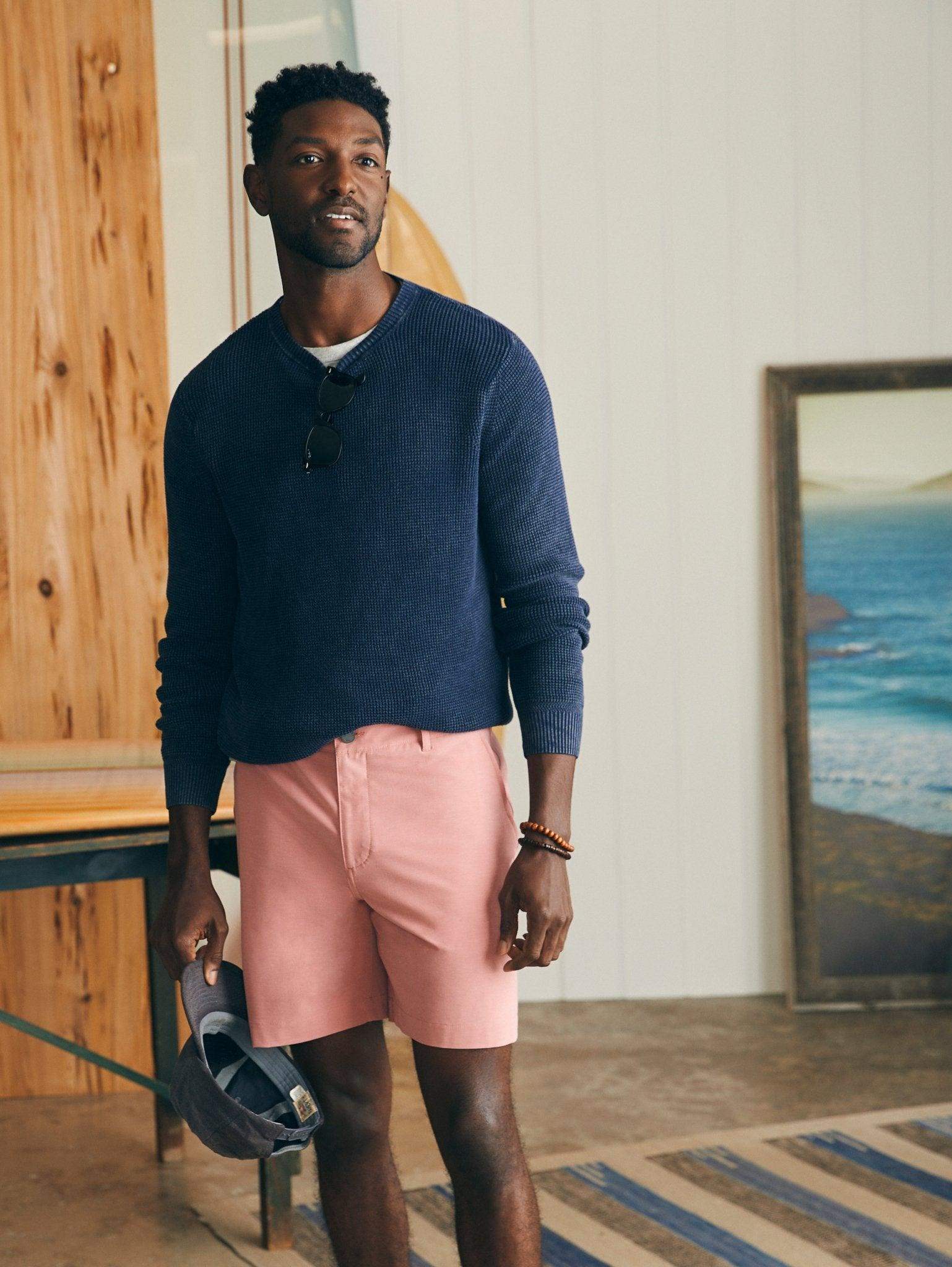 All Day Shorts (7" Inseam) - Faded Flag - Faherty Brand