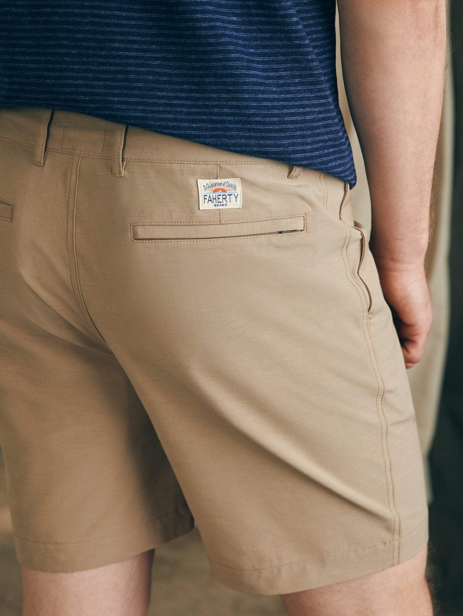 All Day Shorts (7" Inseam) - Khaki - Faherty Brand