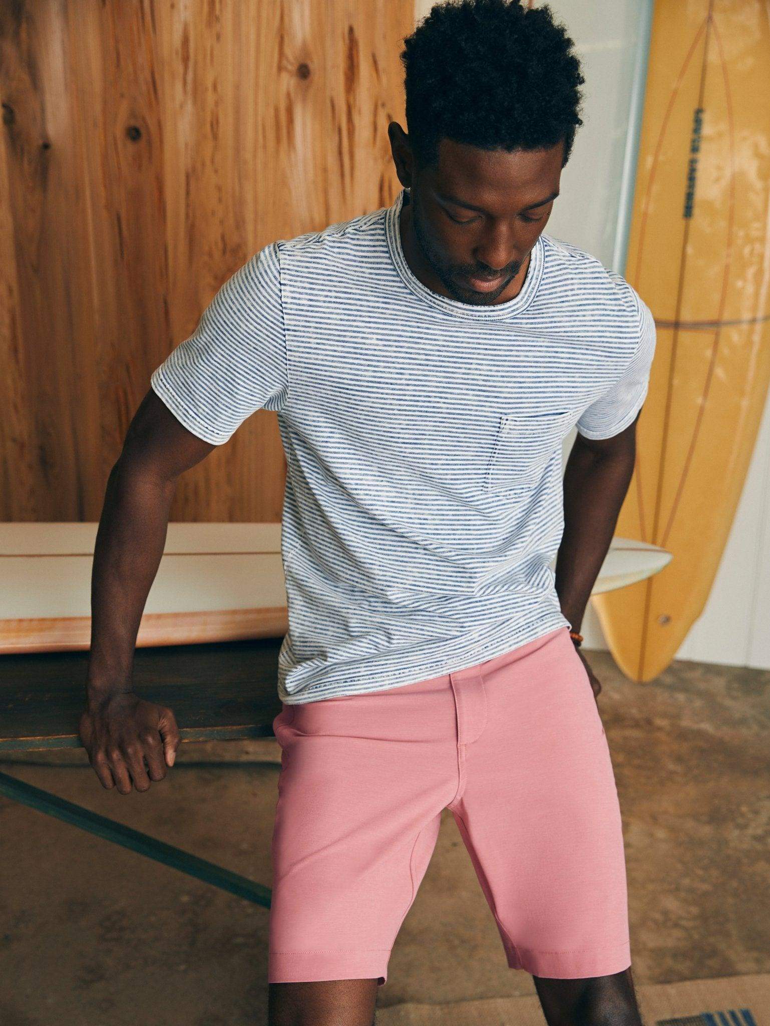 All Day Shorts (9" Inseam) - Faded Flag - Faherty Brand