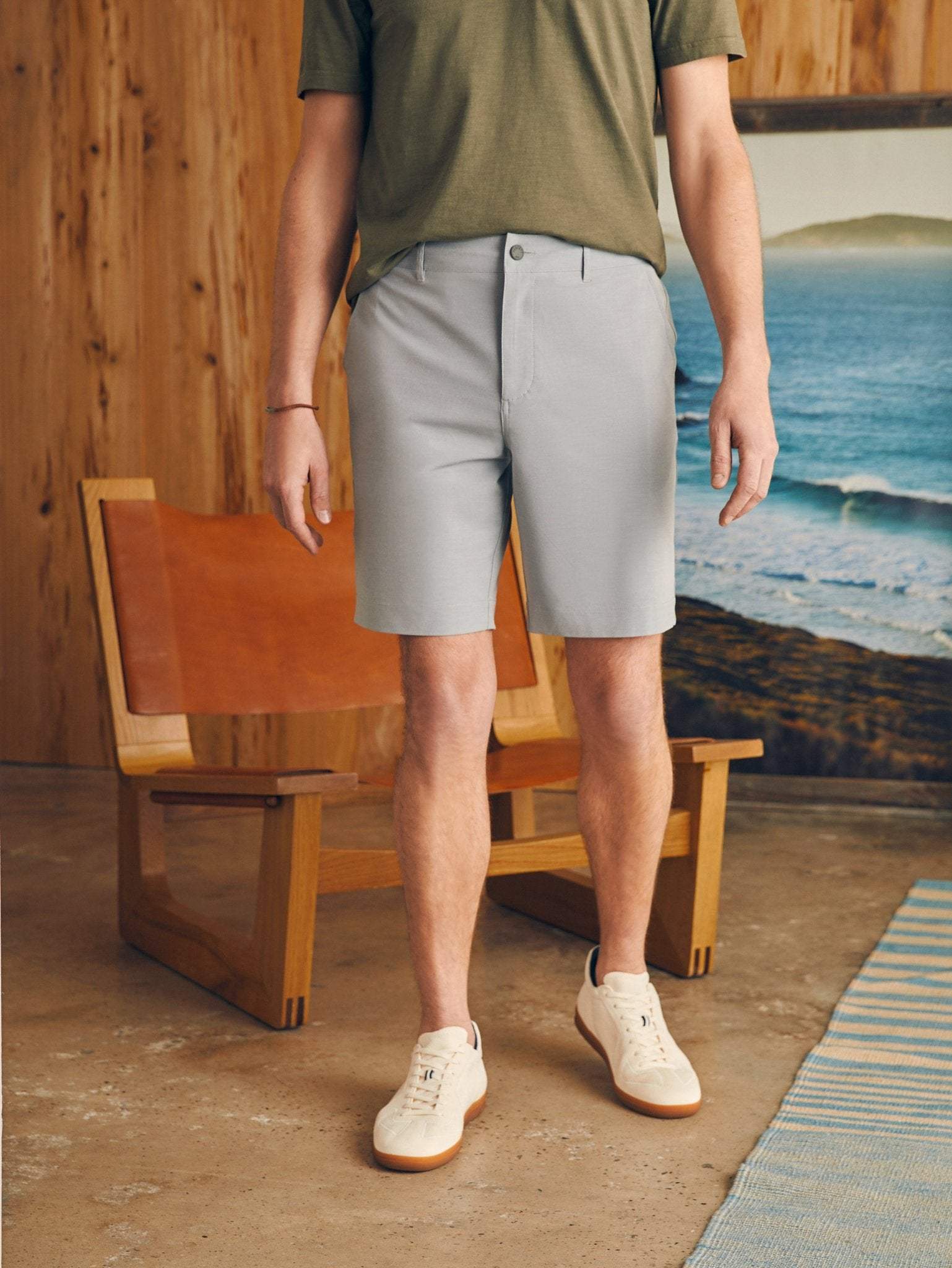 All Day Shorts (9" Inseam) - Ice Grey - Faherty Brand