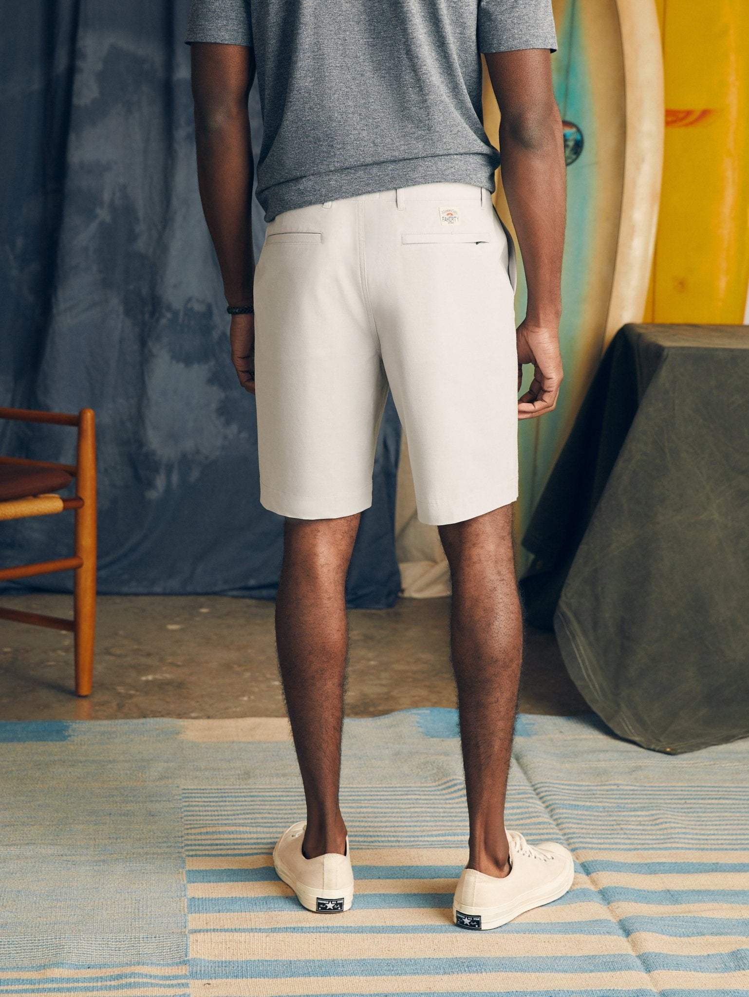 All Day Shorts (9" Inseam) - Stone - Faherty Brand