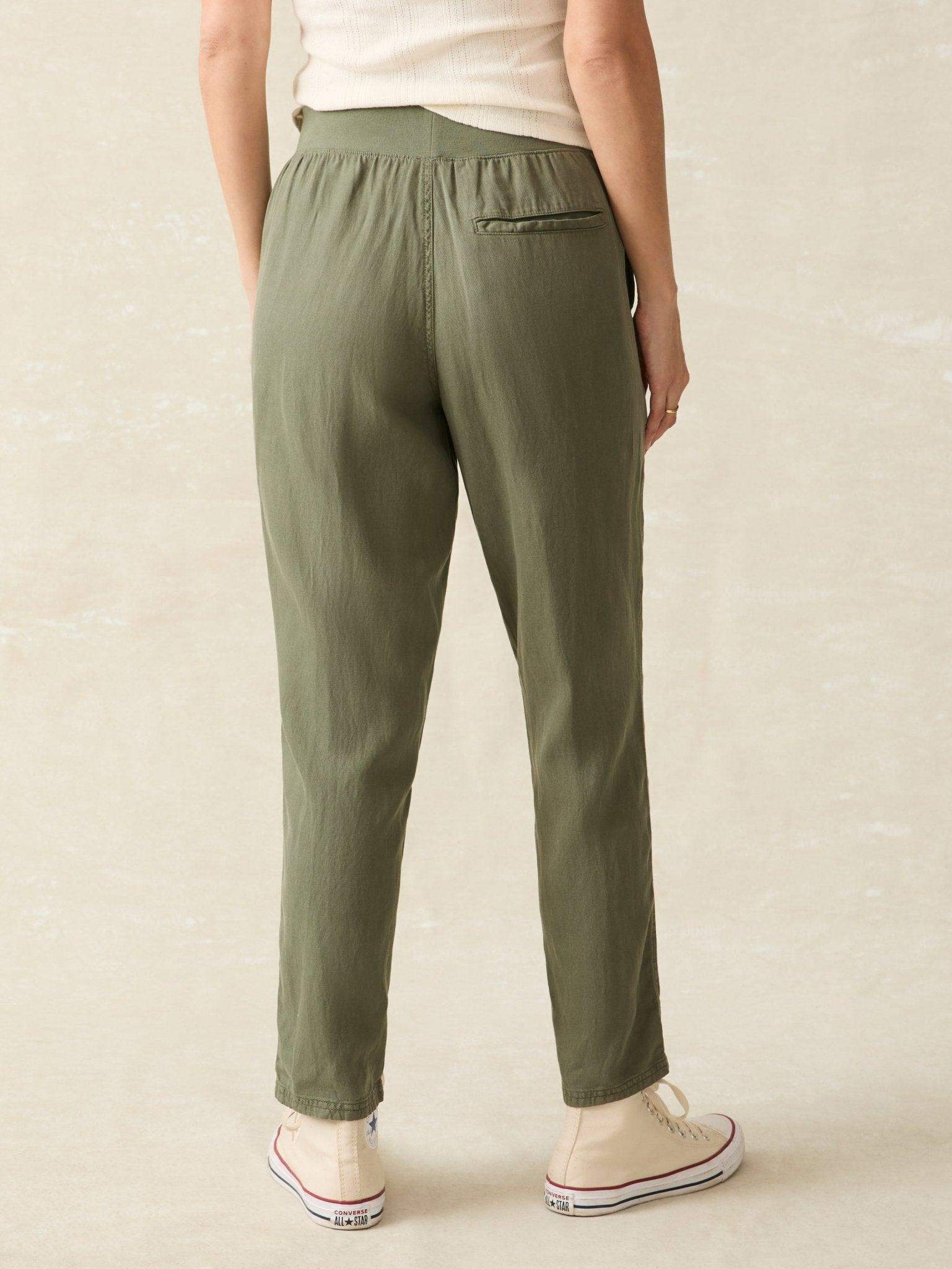 Arlie Pant - Thyme - Faherty Brand