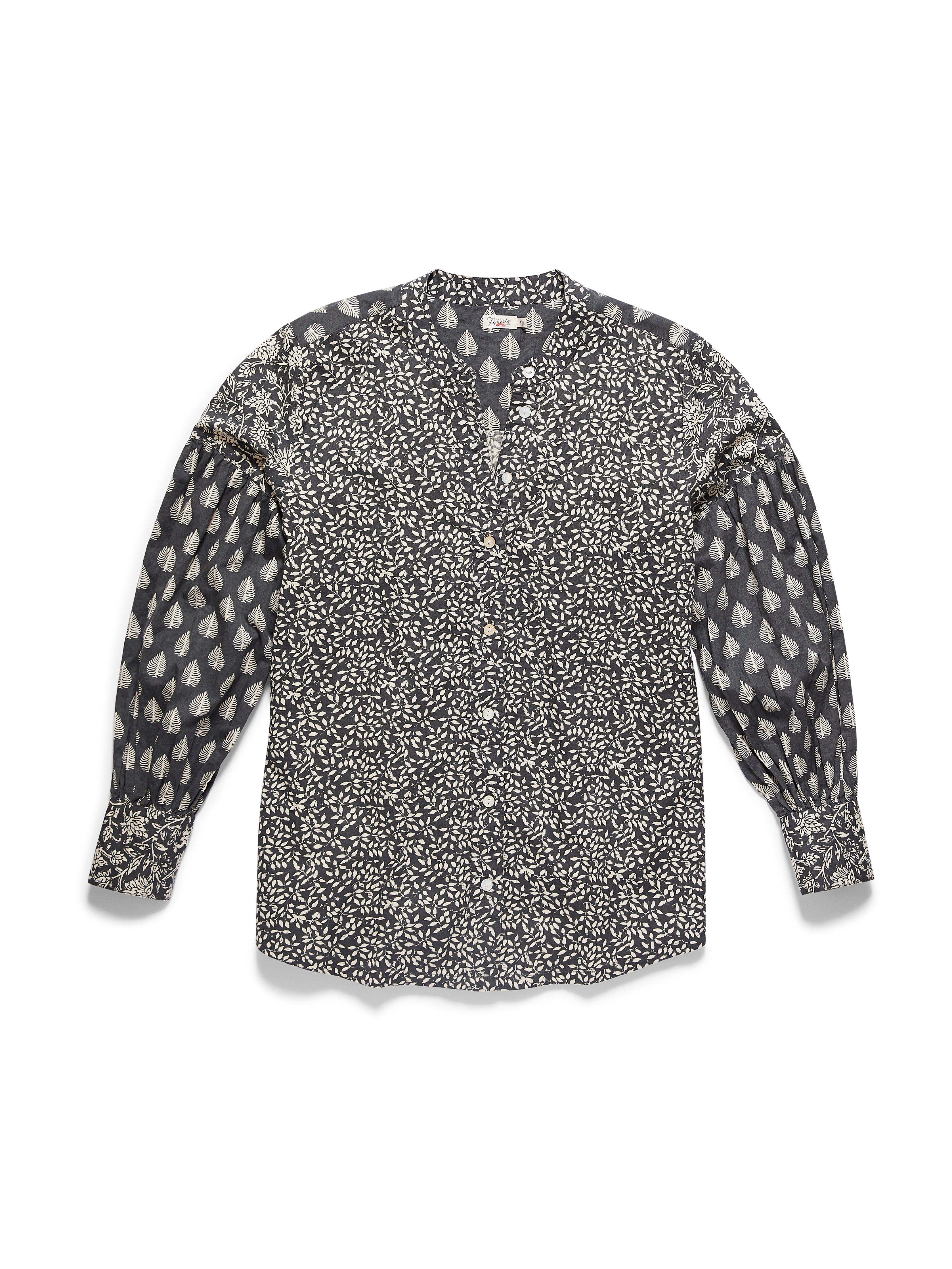 Adalyn Top - Leaf Batik Multi