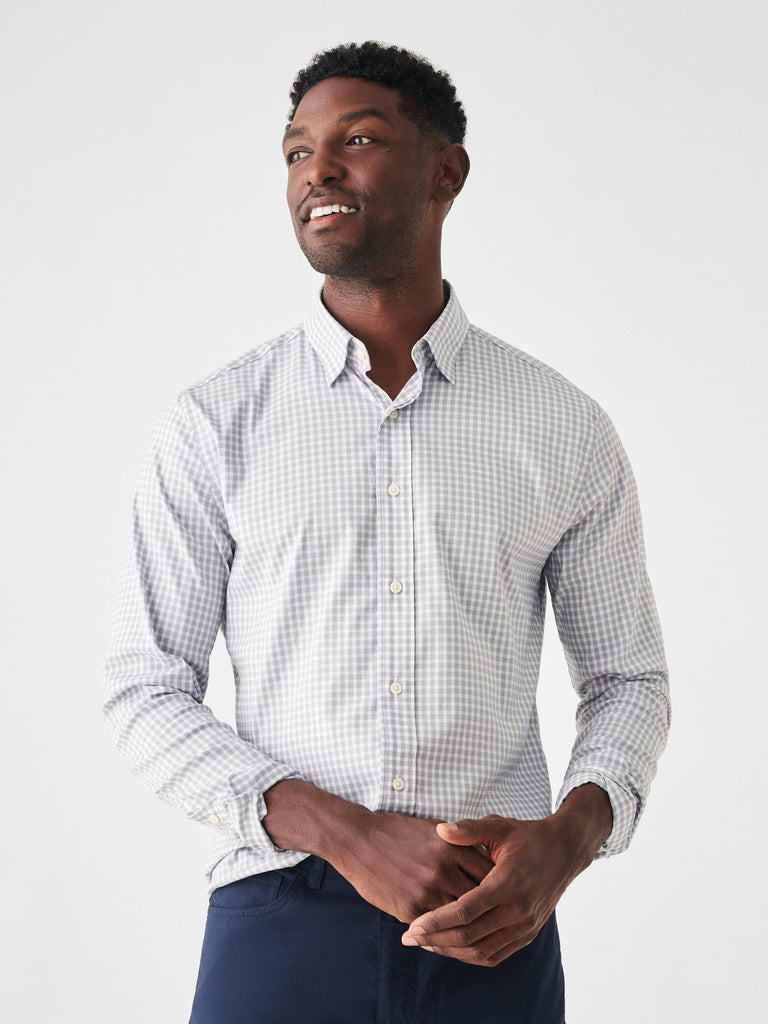 The Movement™ Shirt - Grey Sky Gingham