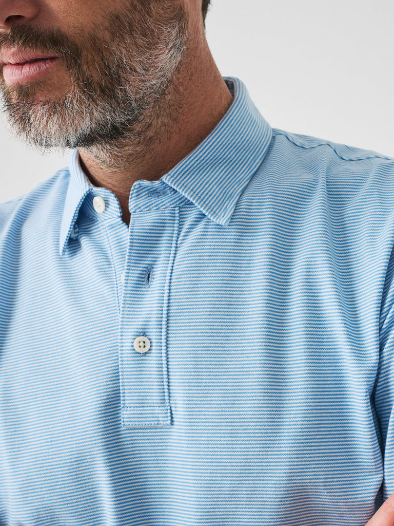 Movement™ Short-Sleeve Pique Polo - Island Teal Feeder