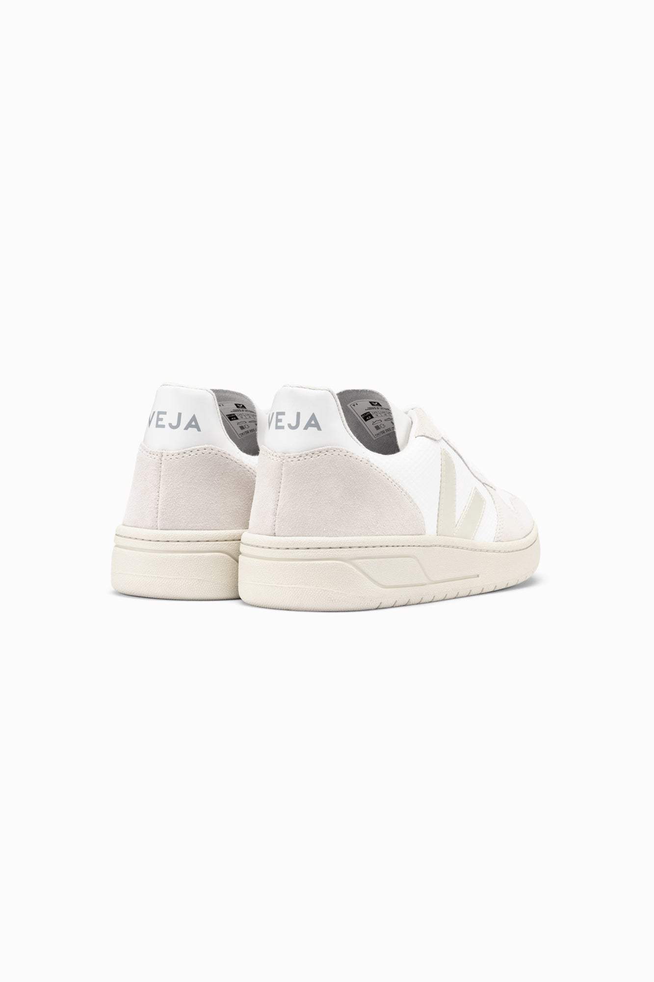 VEJA Women's V-10 - White Natural Pierre