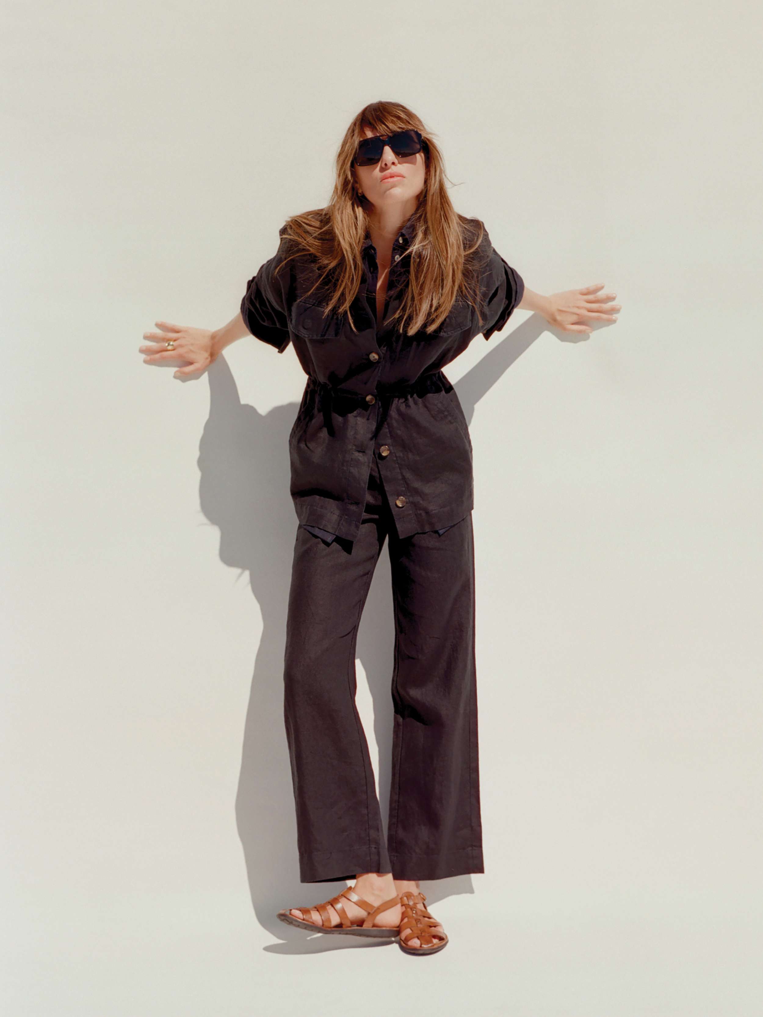 Sun Strider Utility Jacket - Black | Faherty Brand