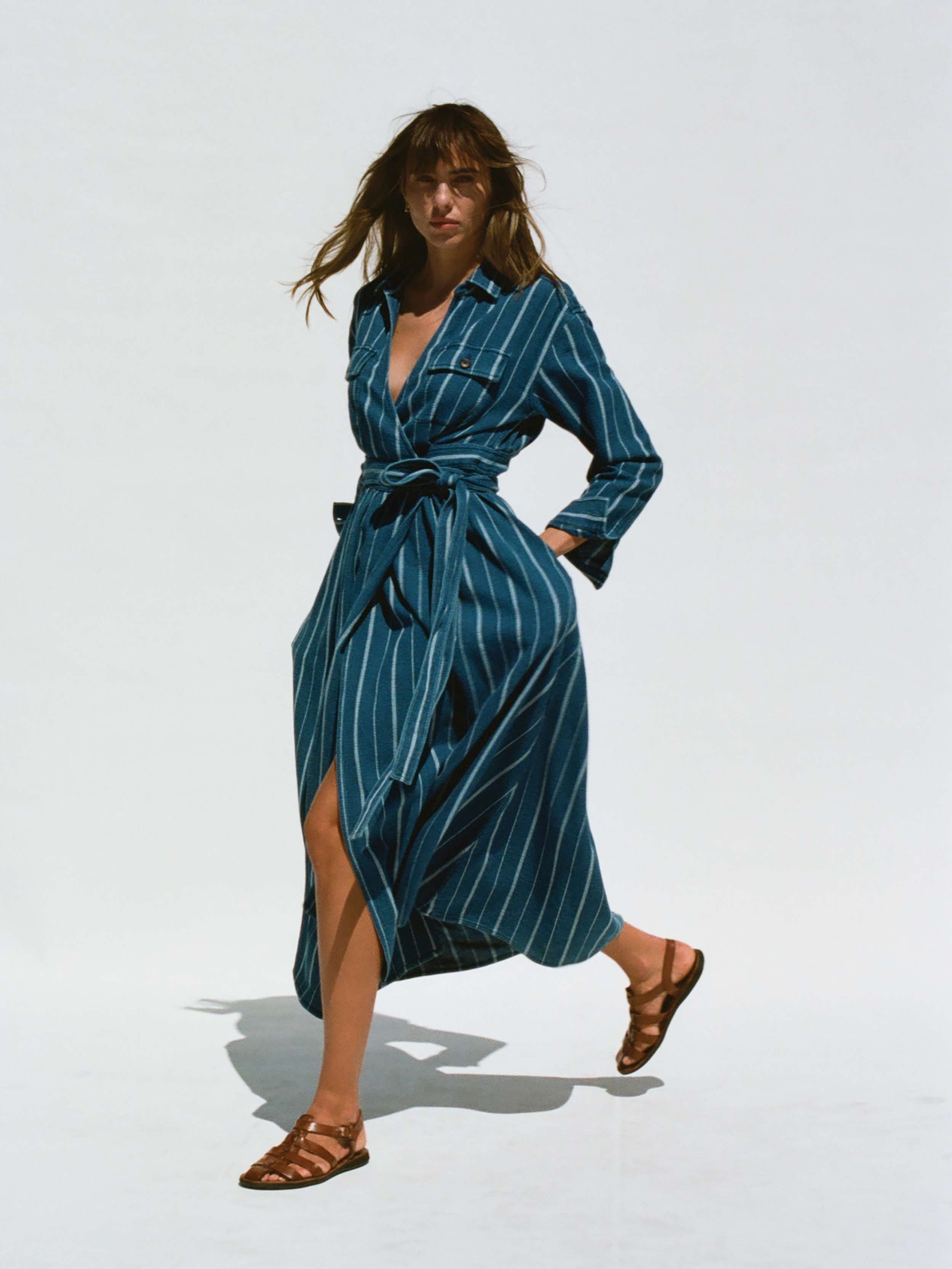 true wrap dress Faherty Women's Island Tide Julia Wrap Dress