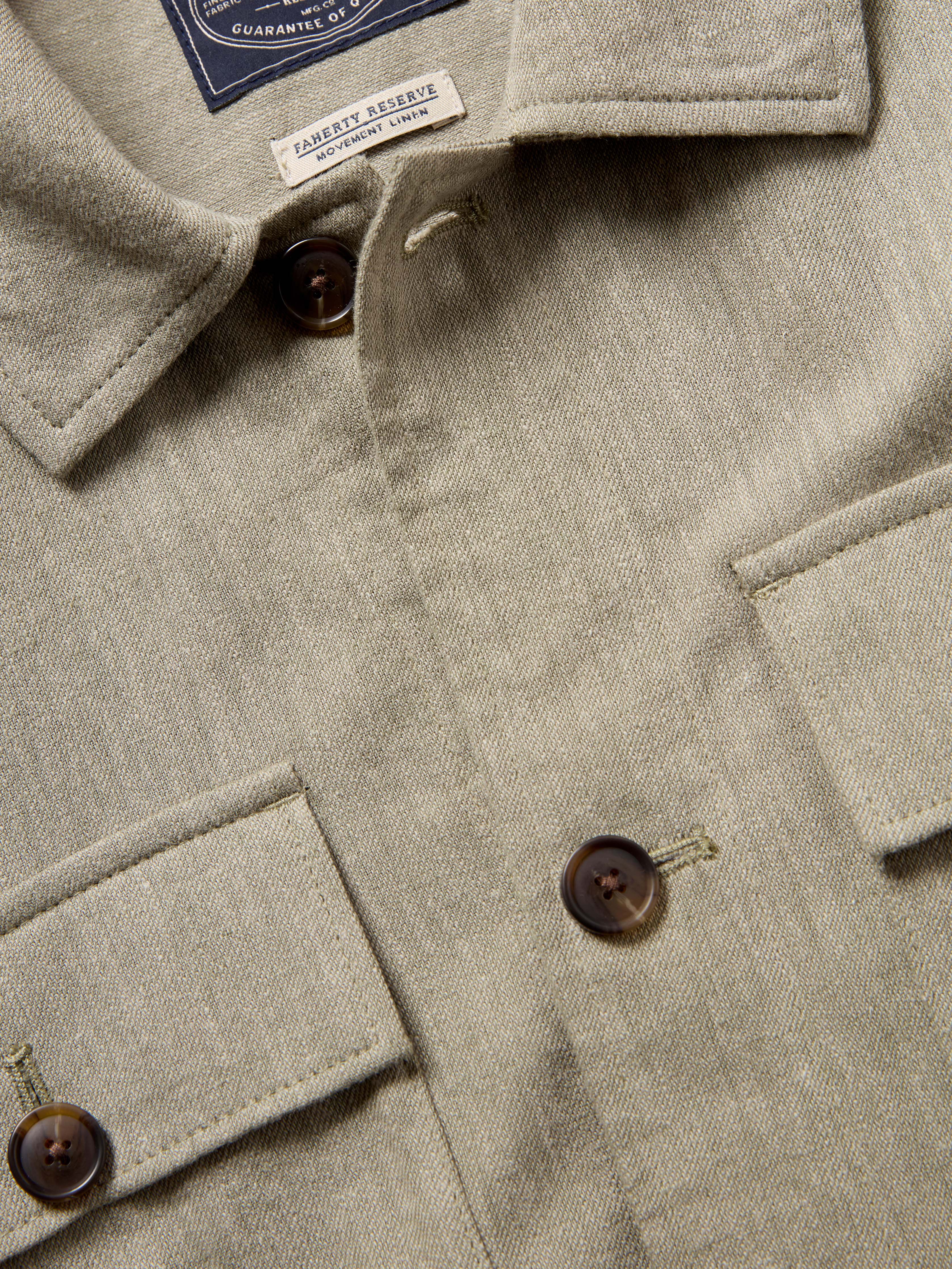 Movement™ Linen Shirt Jacket
