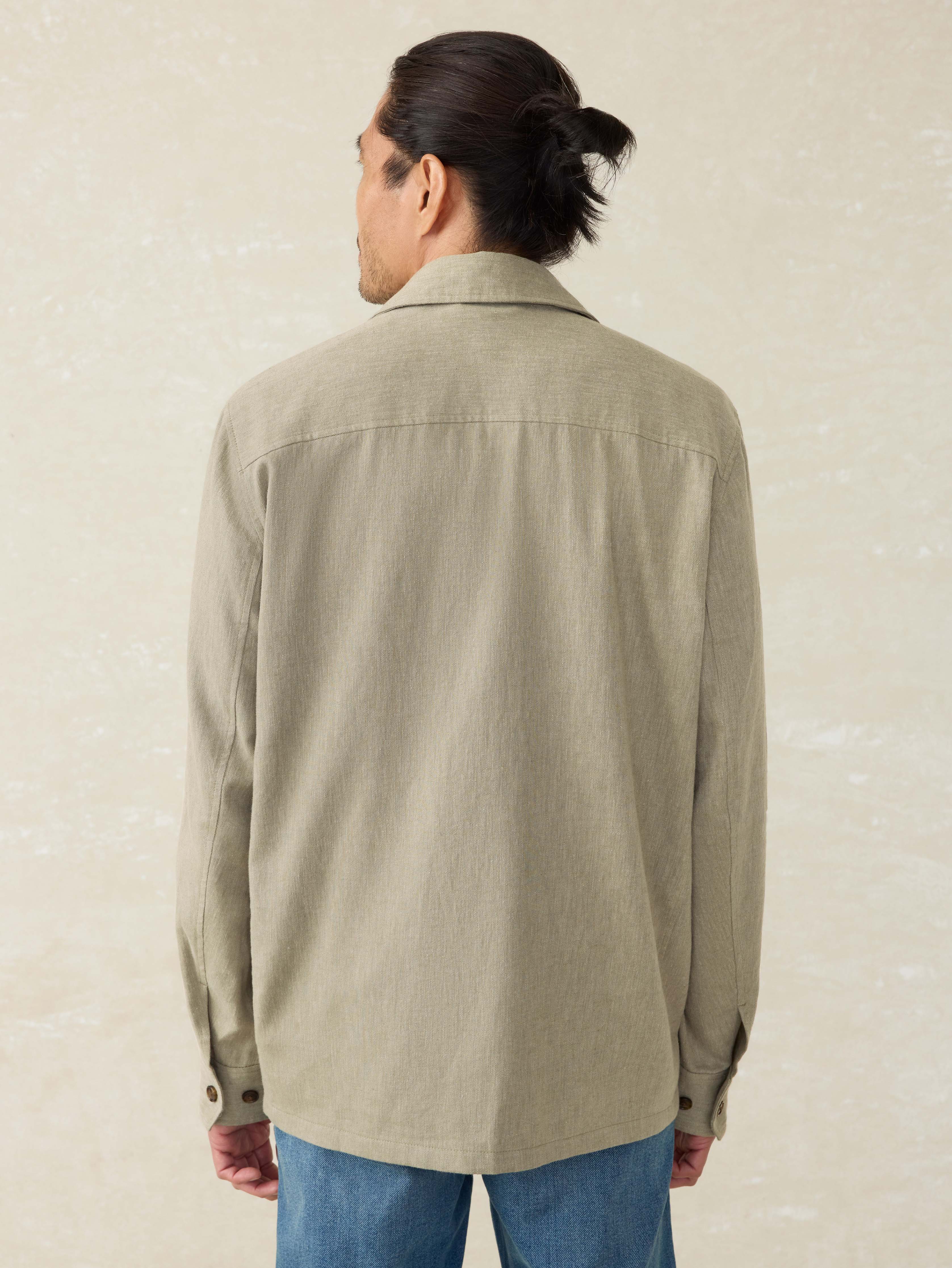 Movement™ Linen Shirt Jacket