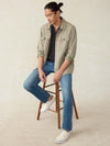 Movement™ Linen Shirt Jacket - Sage Cliff