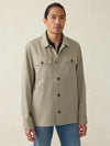 Movement™ Linen Shirt Jacket - Sage Cliff