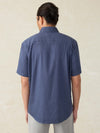 Short-Sleeve Movement™ Monterey Shirt - Navy Dusk Diamond