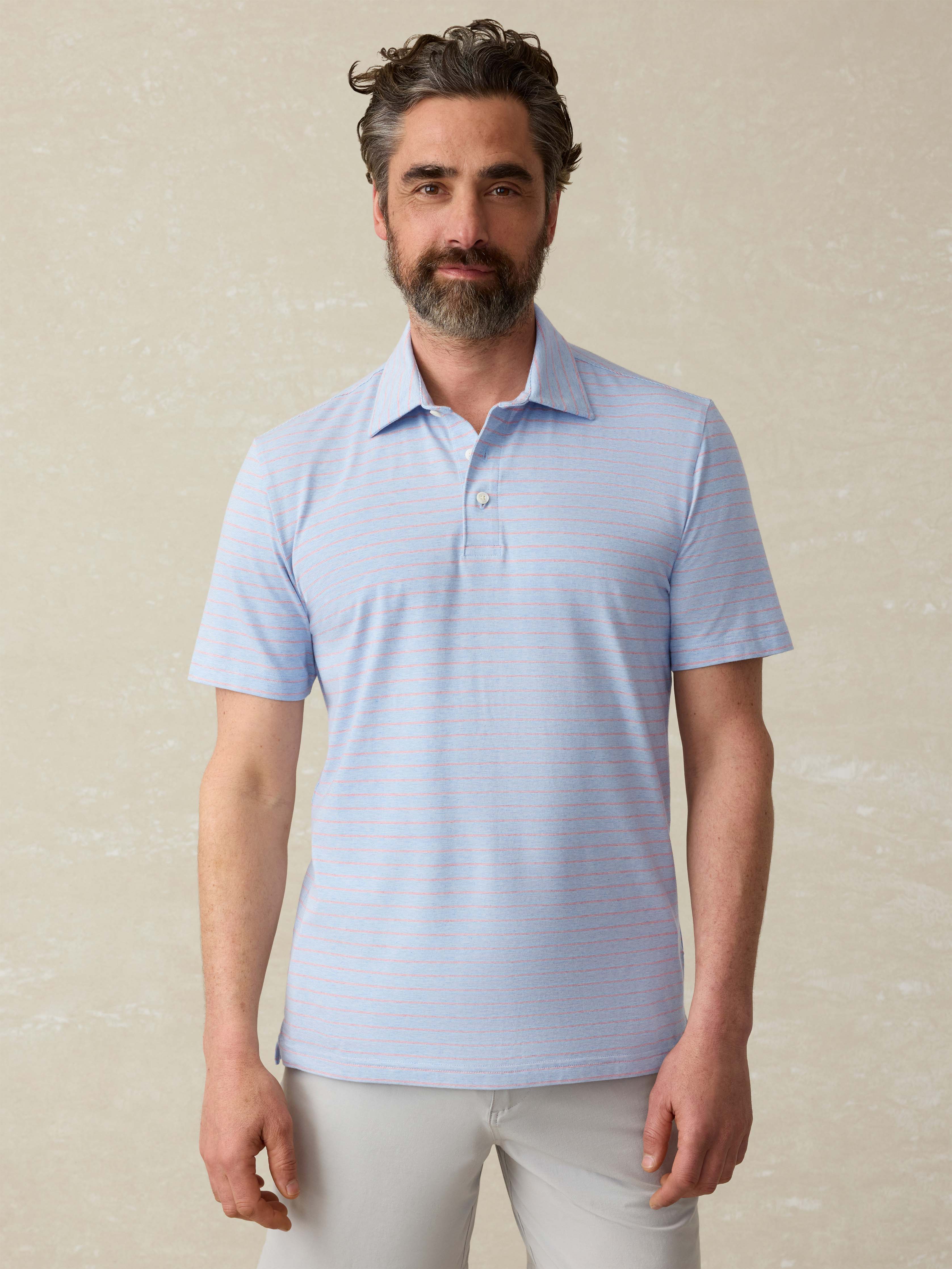 Second Valley Shirt in Tan Stripe Second Valley Shirt in Tan Stripe