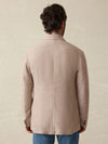 Movement™ Linen Blazer - Wolf Sands Herringbone