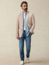 Movement™ Linen Blazer - Wolf Sands Herringbone