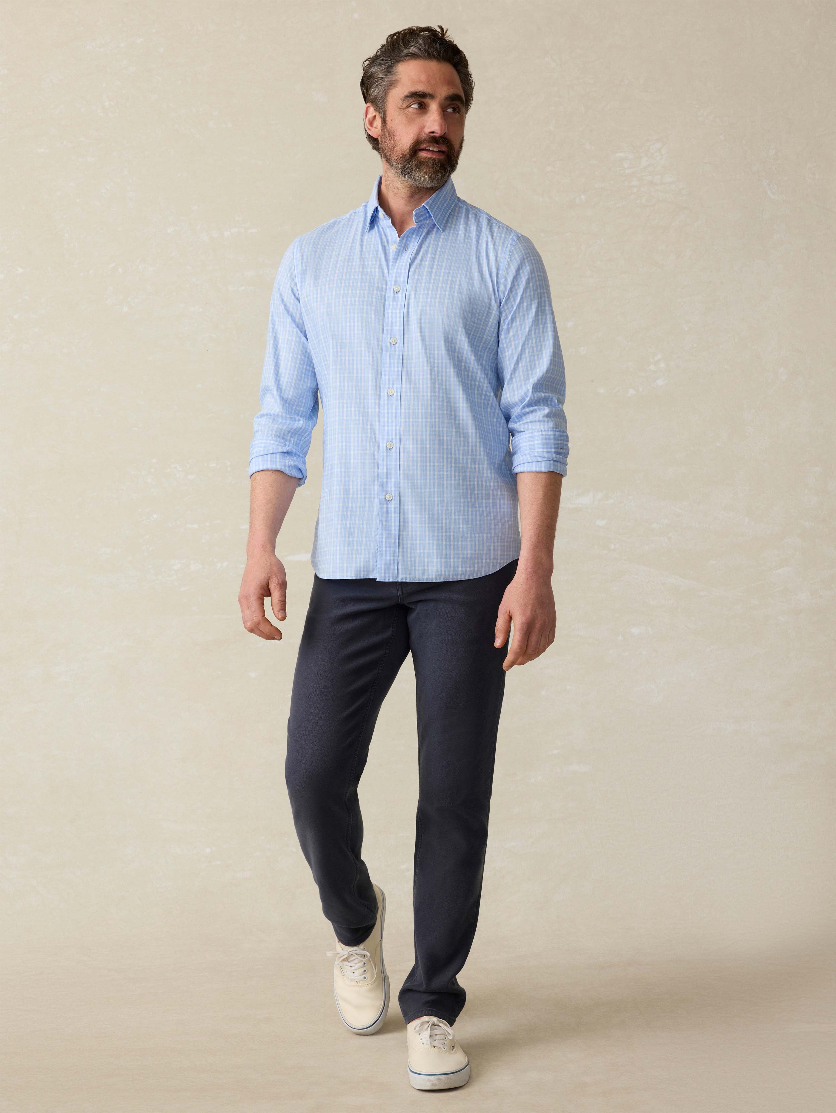 MOVEMENT MONTEREY SHIRT - SANDY REEF PLAID