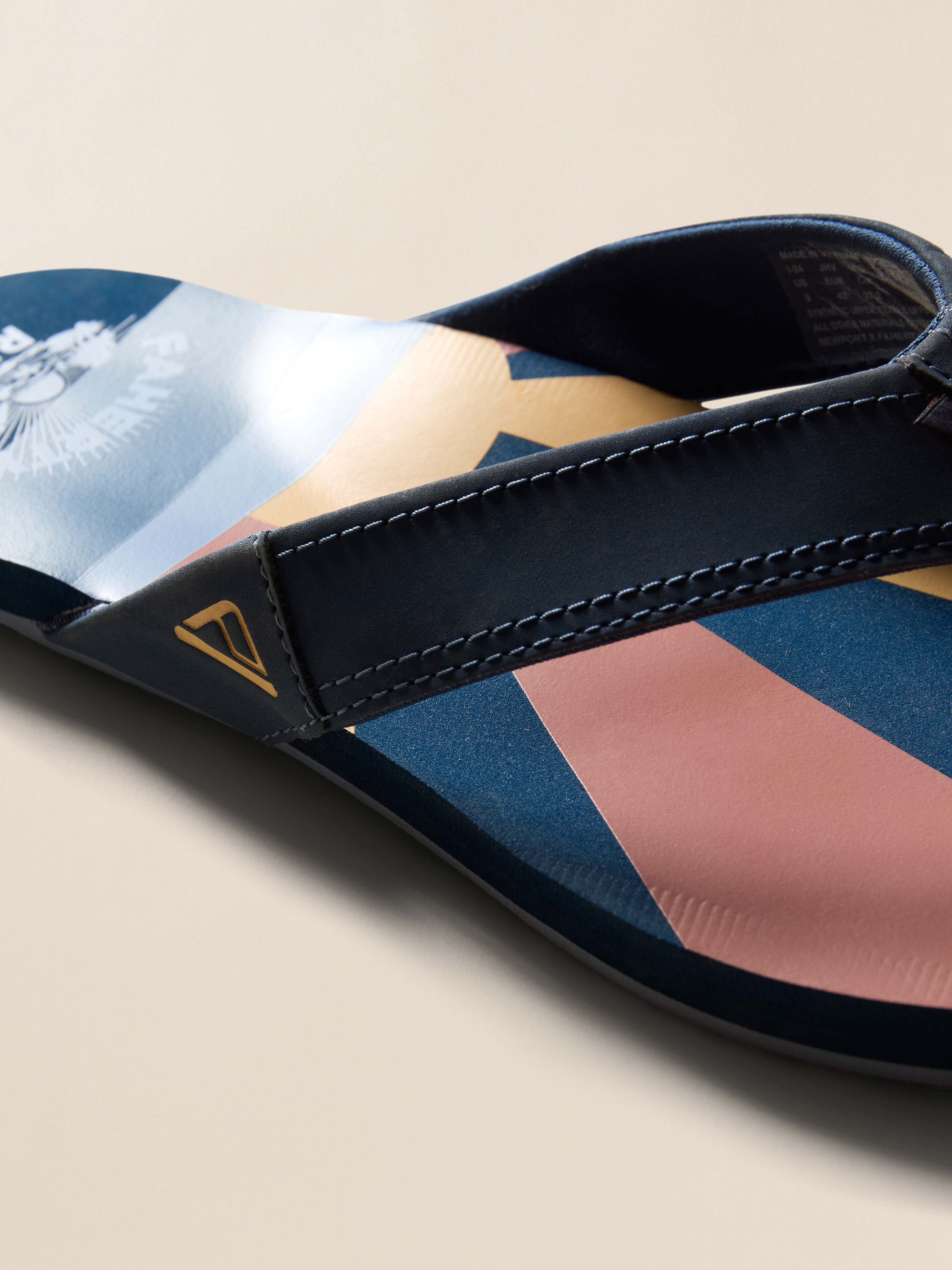 Faherty X Reef Unisex Eva Flip Flop - Indigo Sunrise