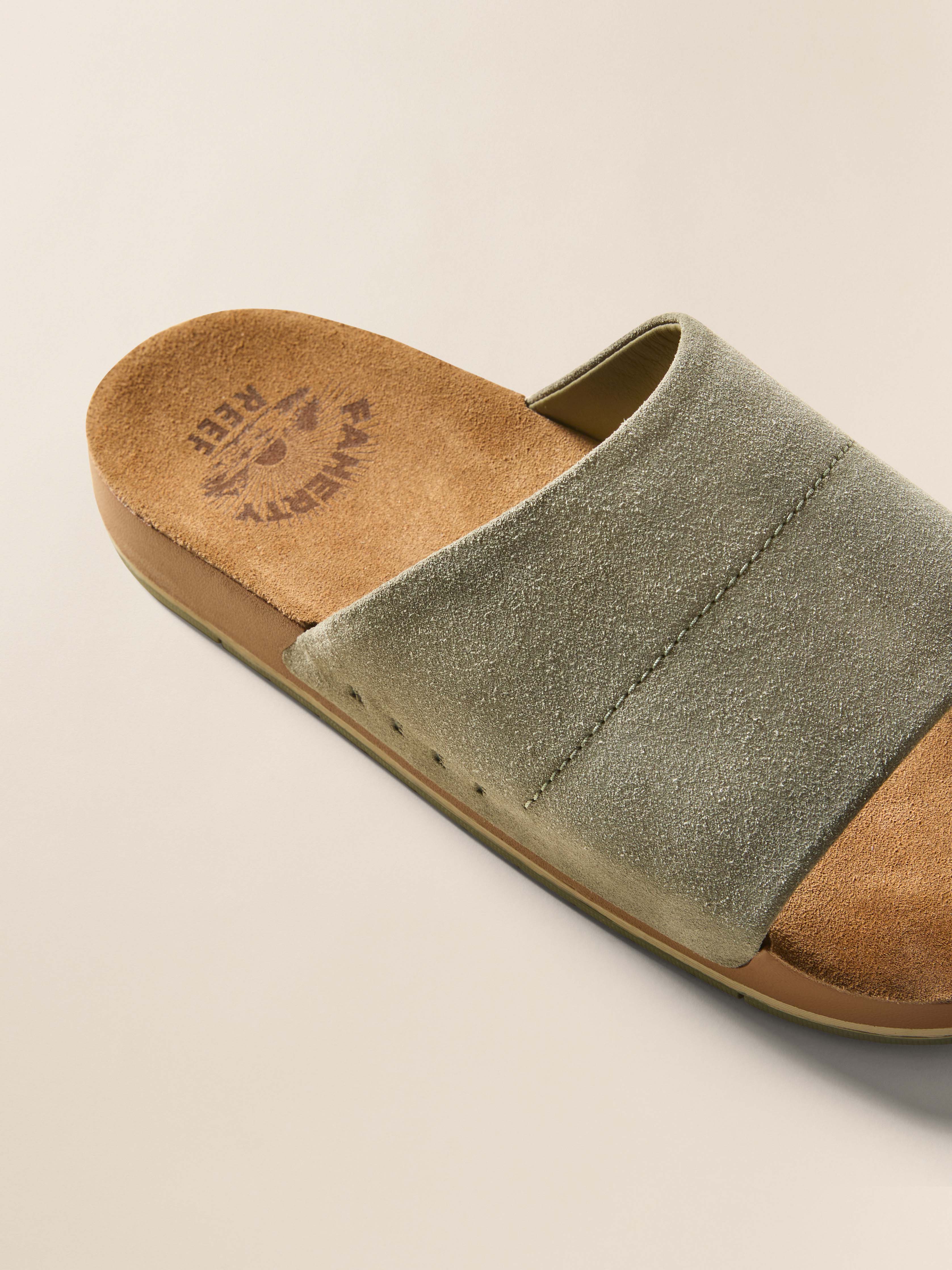 Faherty X Reef Ojai Slide - Olive