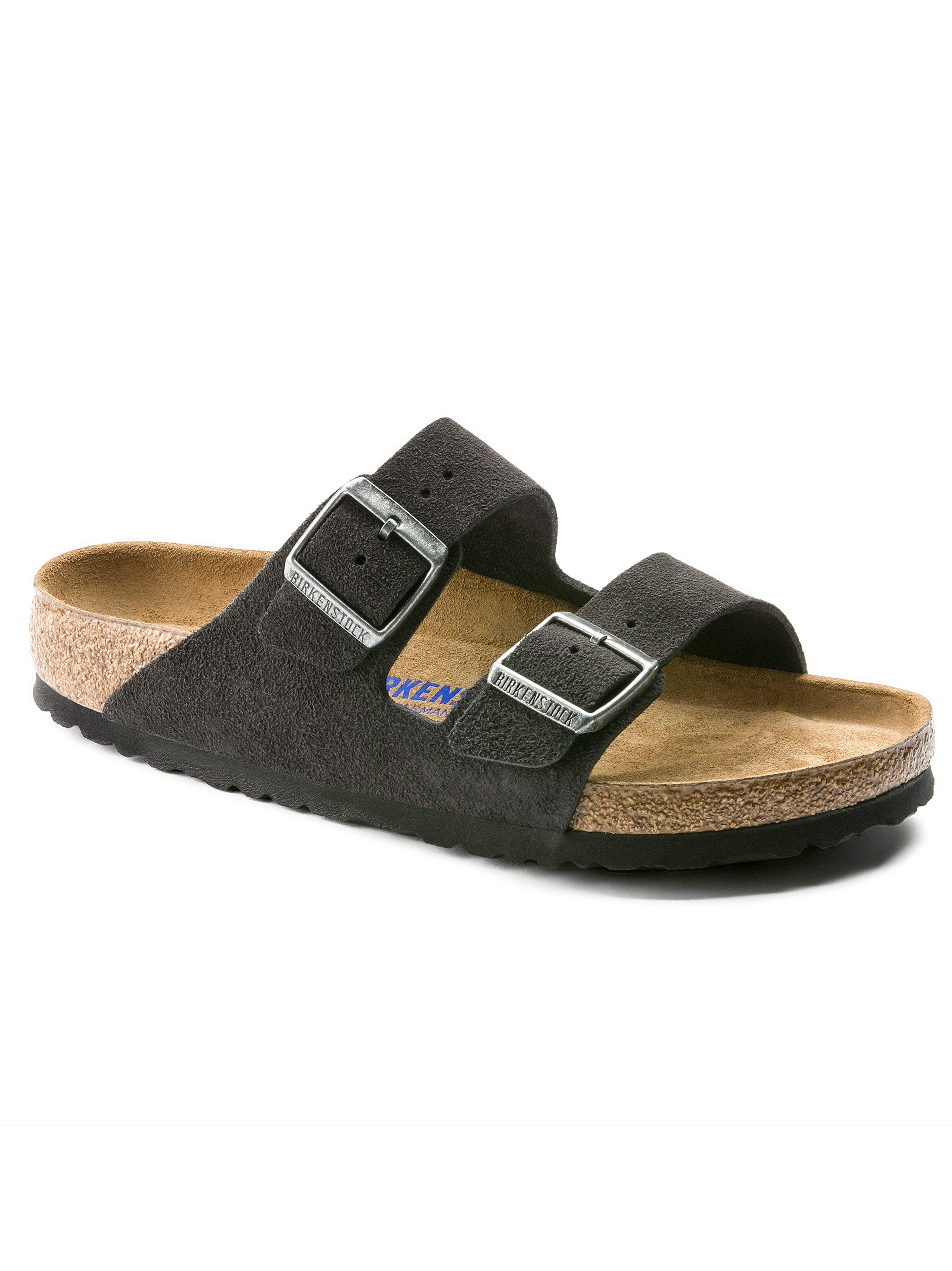 Men's Birkenstock Arizona Soft Footbed - Velvet Gray