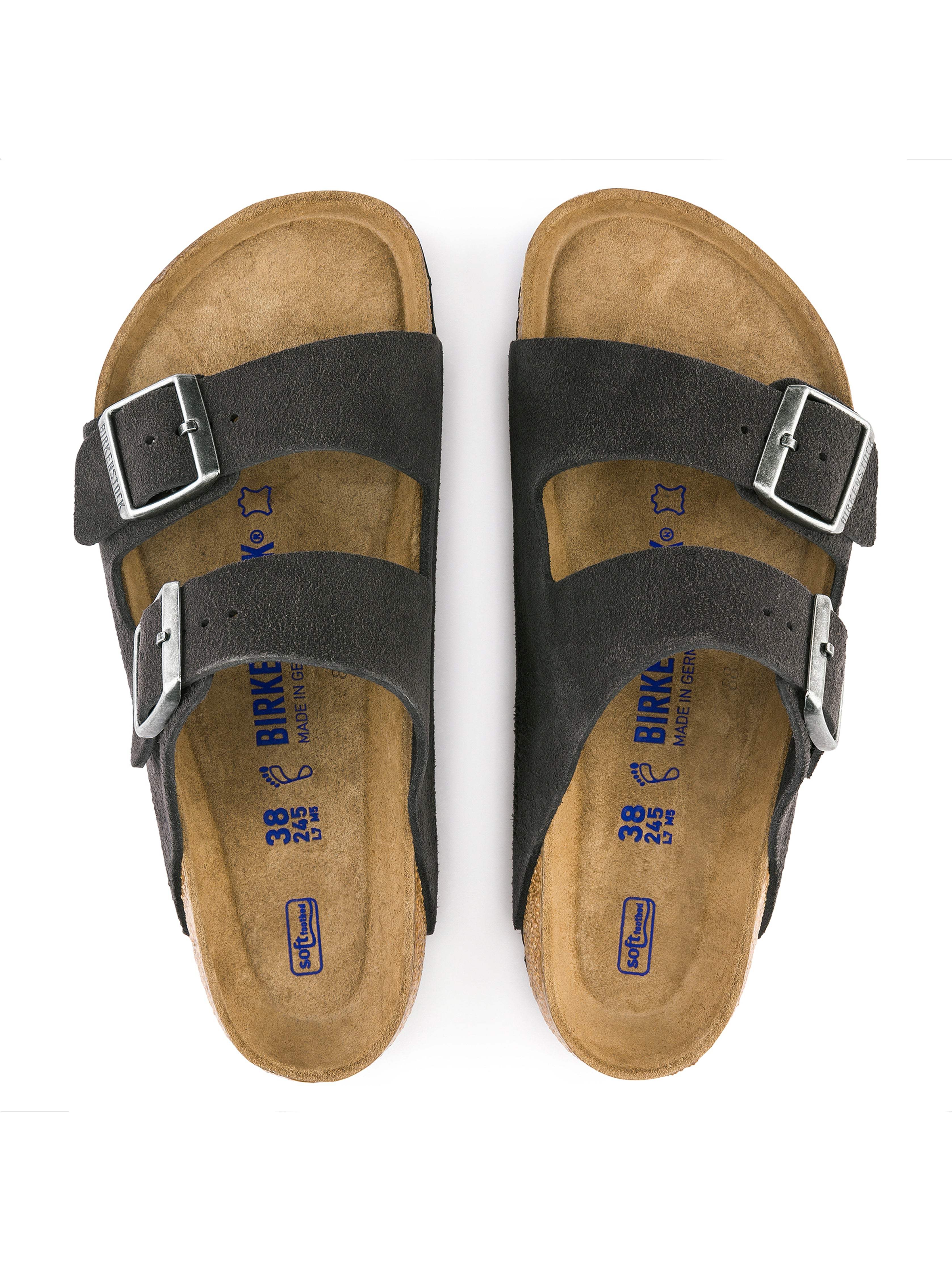 Women's Birkenstock Arizona Soft Footbed - Velvet Gray