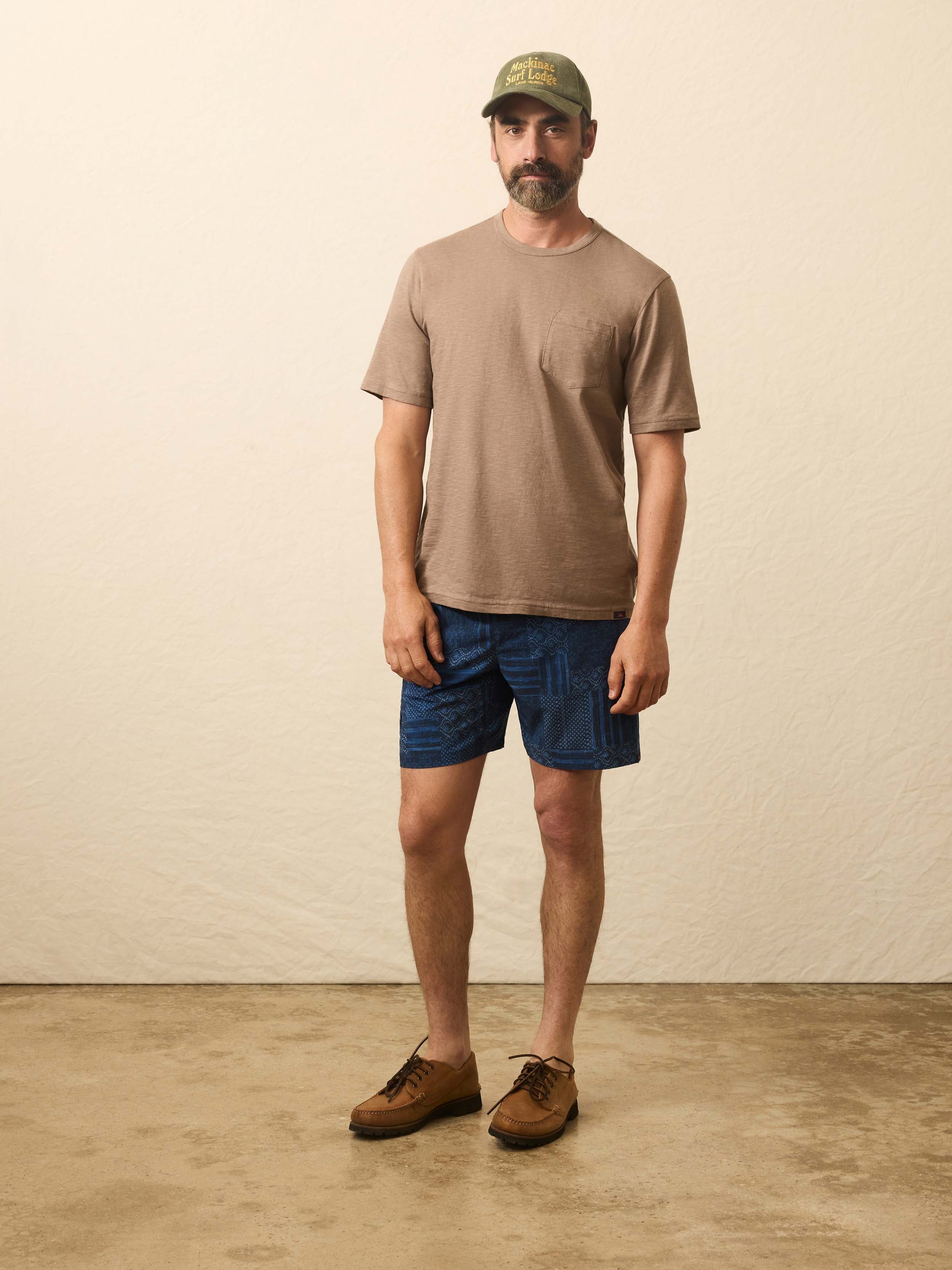 Sunwashed Regenerative Pocket Tee - Walnut Branch