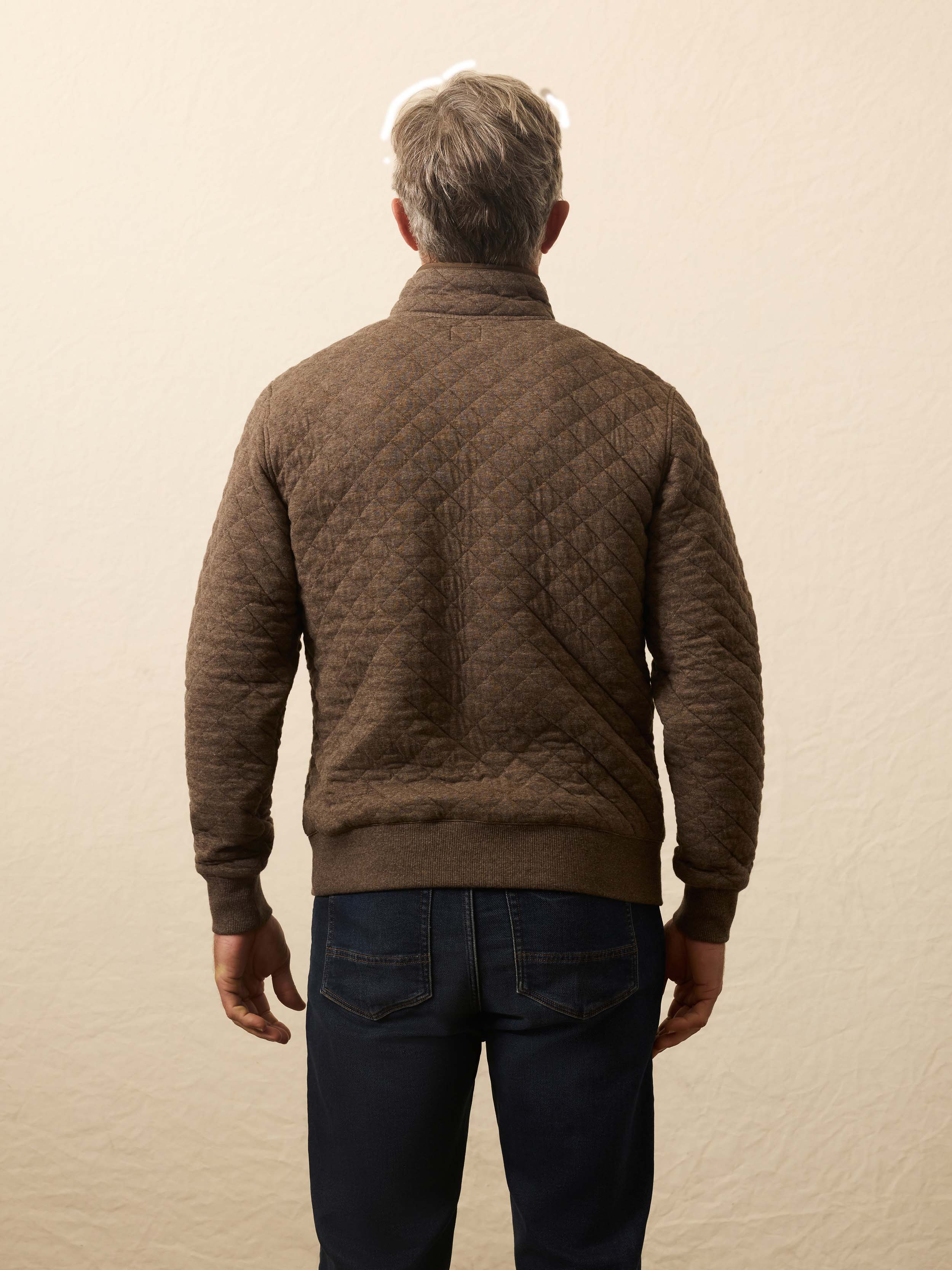 Epic Quilted Fleece Pullover - Mountain Branch Heather