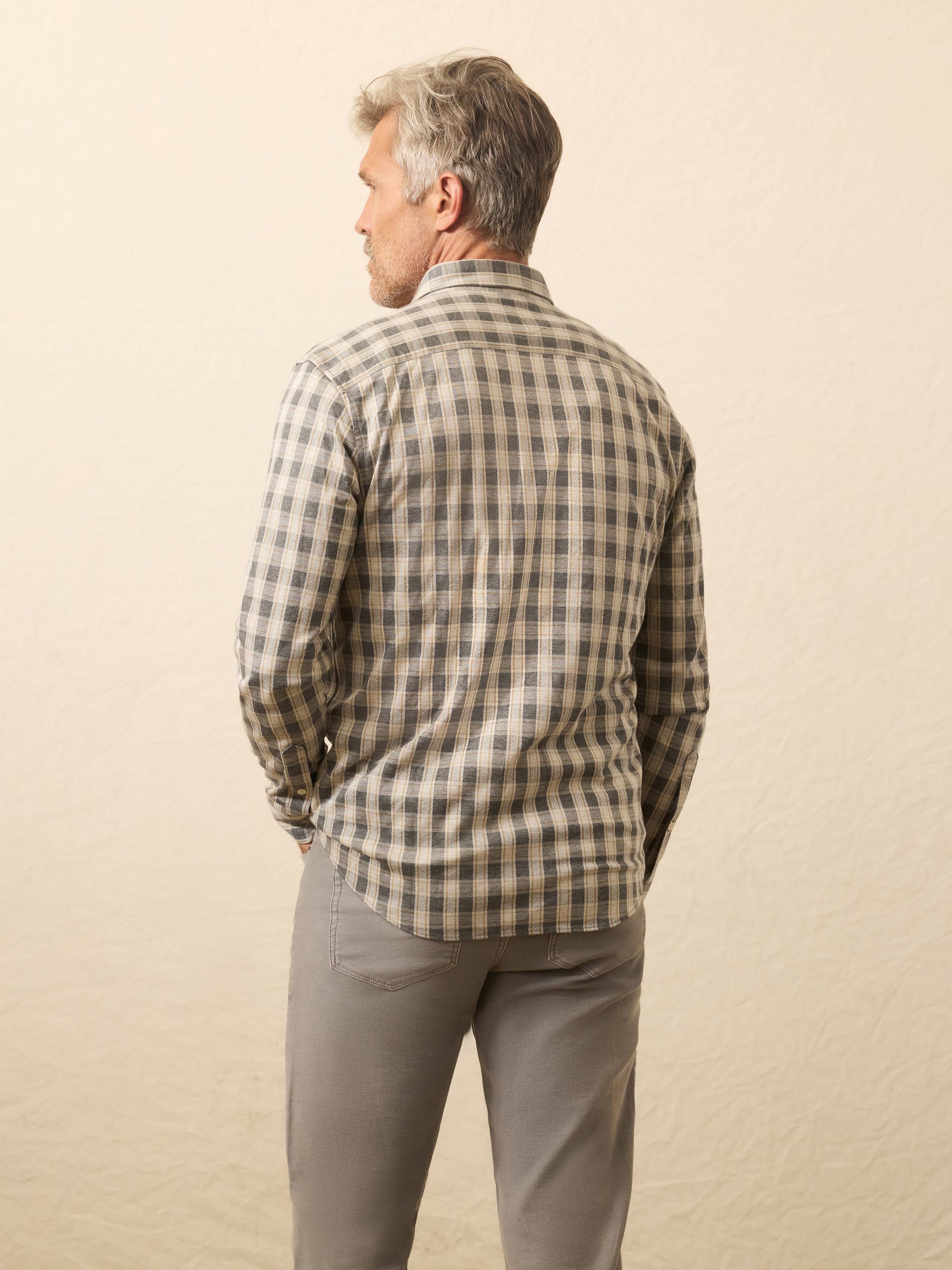 Coastline Knit Shirt - Valley Grounds Plaid