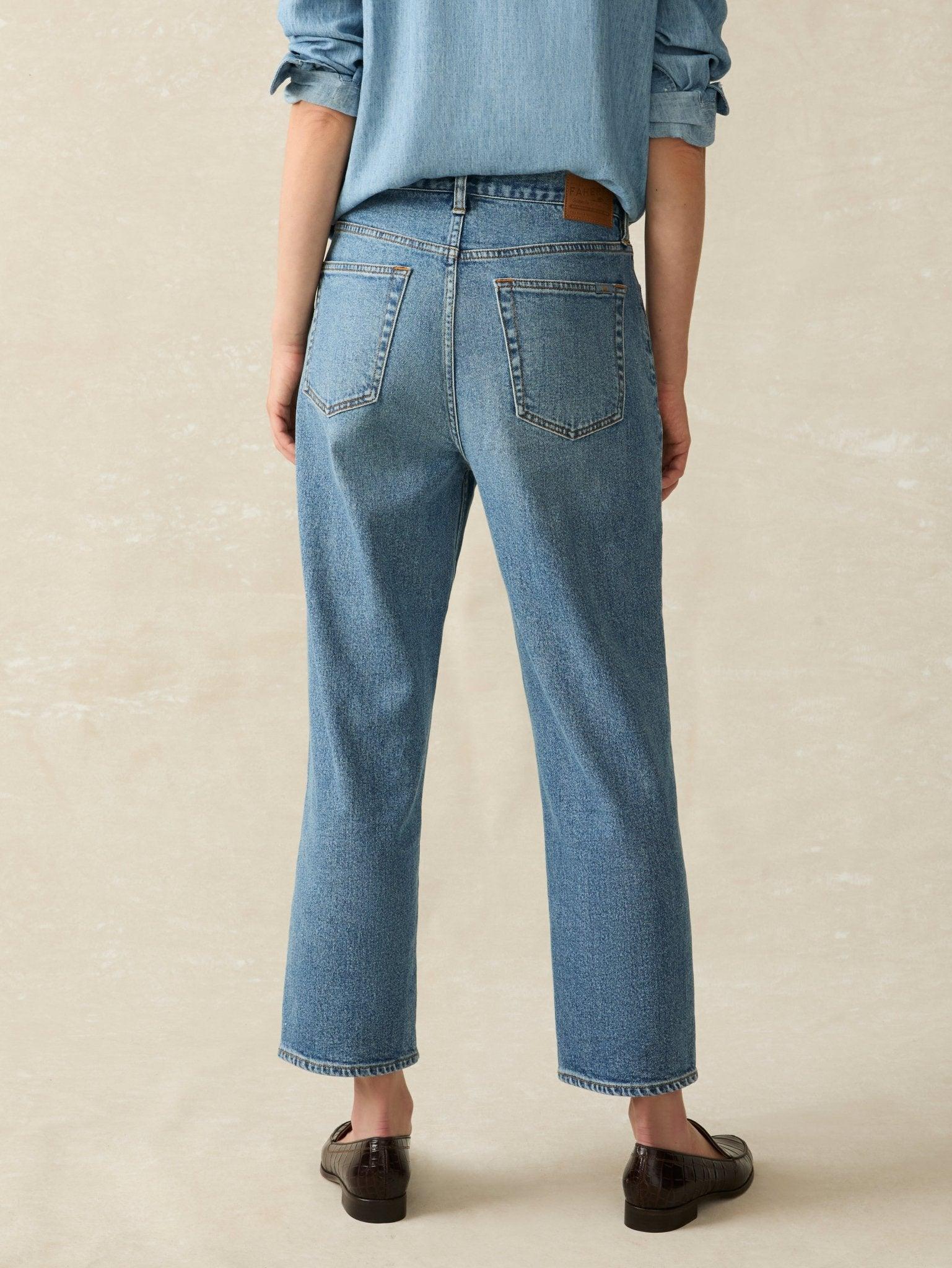 90s Crop Jean - Bluestone Wash