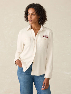 asu dress shirt Marlow White Female Army ASU Long Sleeve Shirt (Untucked)