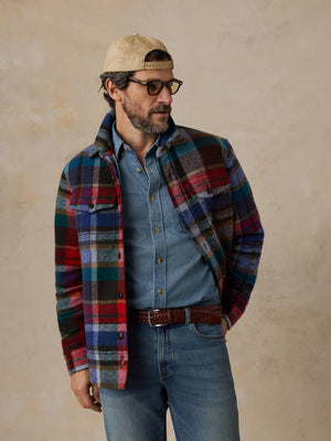 Range Fleece Lined CPO - Winterberry Plaid
