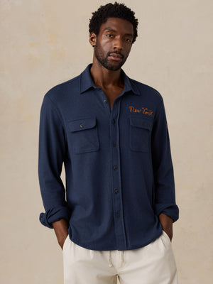 NY Knicks Legend Sweater Shirt - Brighton Navy Twill