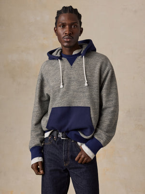 Loopwheel Hoodie - Heather Grey