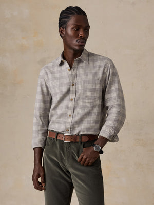 Timberline Brushed Twill Shirt - Open Tundra Plaid