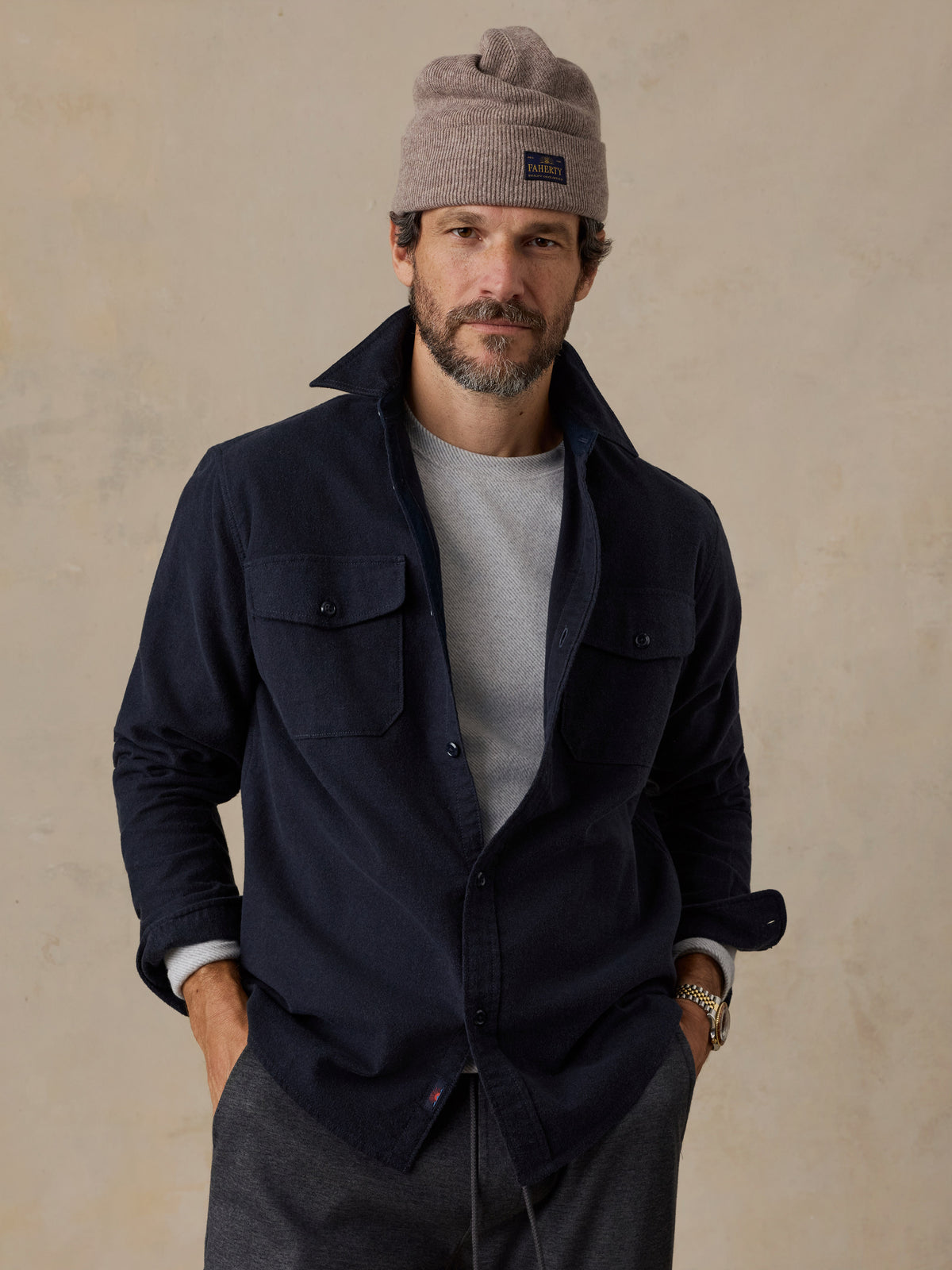 Chamois Shirt - Abyss Navy, image 1 of 6