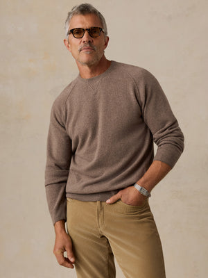 Cascade Raglan Sweater - Grey Sand Heather