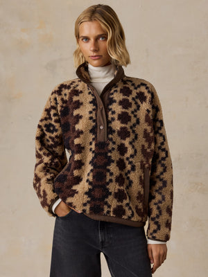 Fireside Fleece Pullover - Sandy Lights