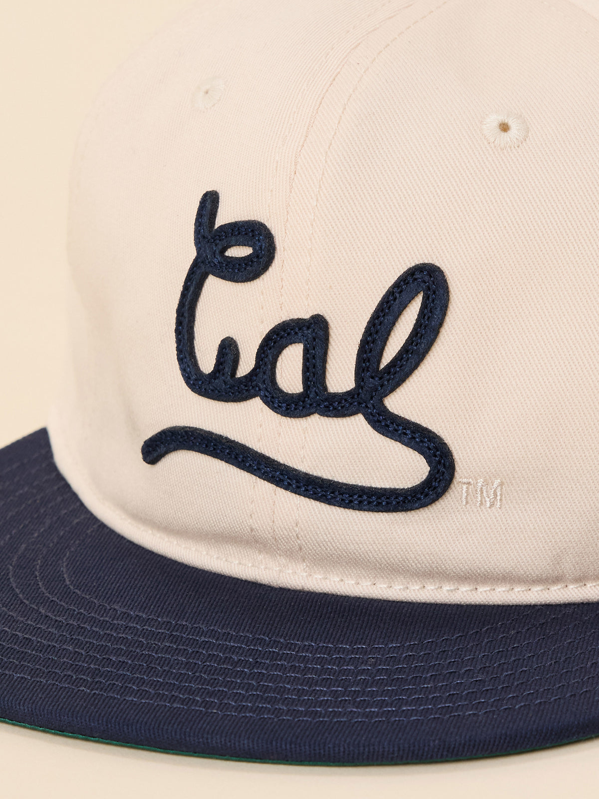 University of California Berkeley Faherty X Ebbets Ballcap - Natural Navy, image 2 of 3