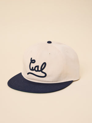 University of California Berkeley Faherty X Ebbets Ballcap - Natural Navy
