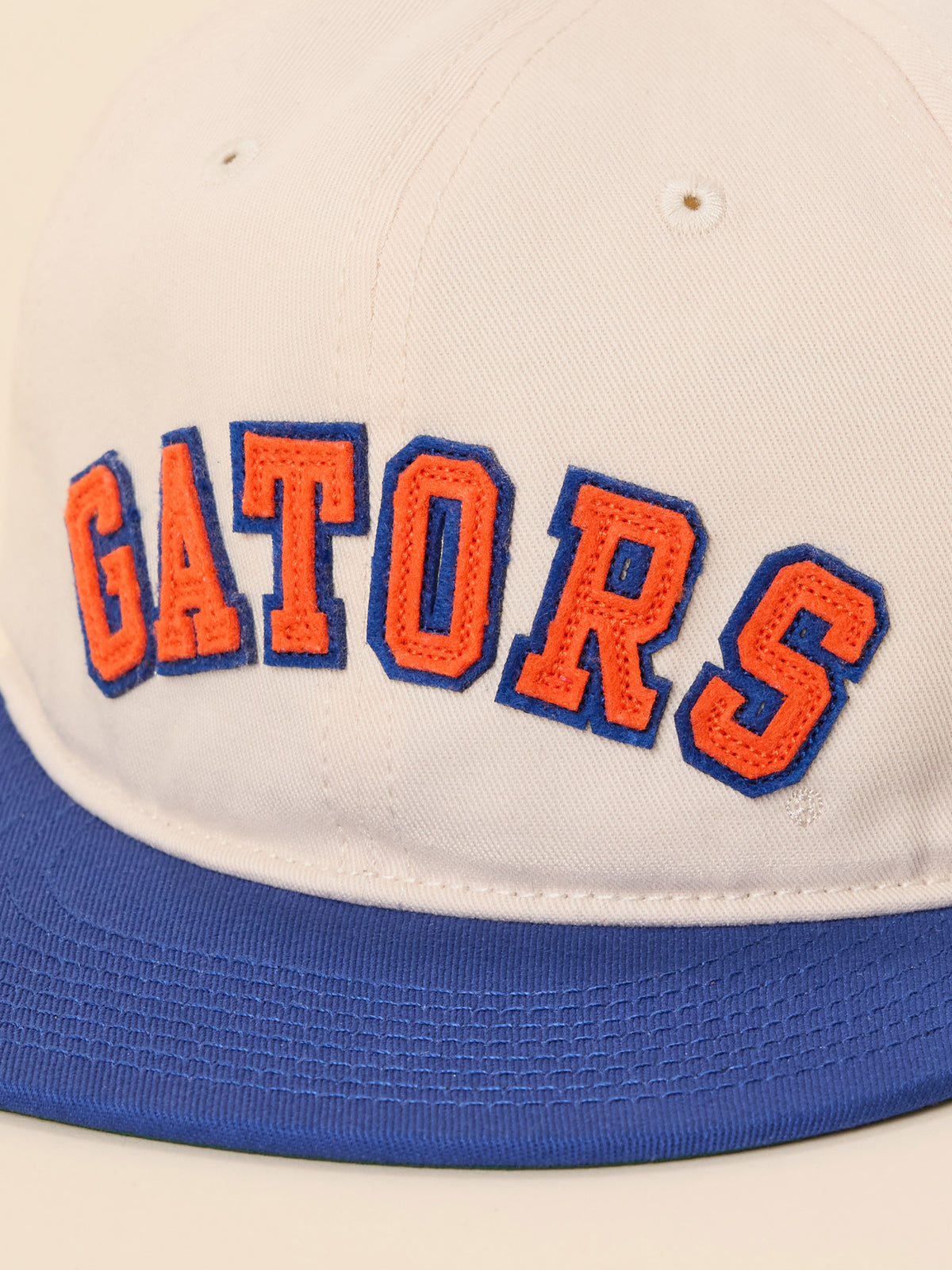 University of Florida Faherty X Ebbets Ballcap - Natural Royal Blue, image 2 of 3