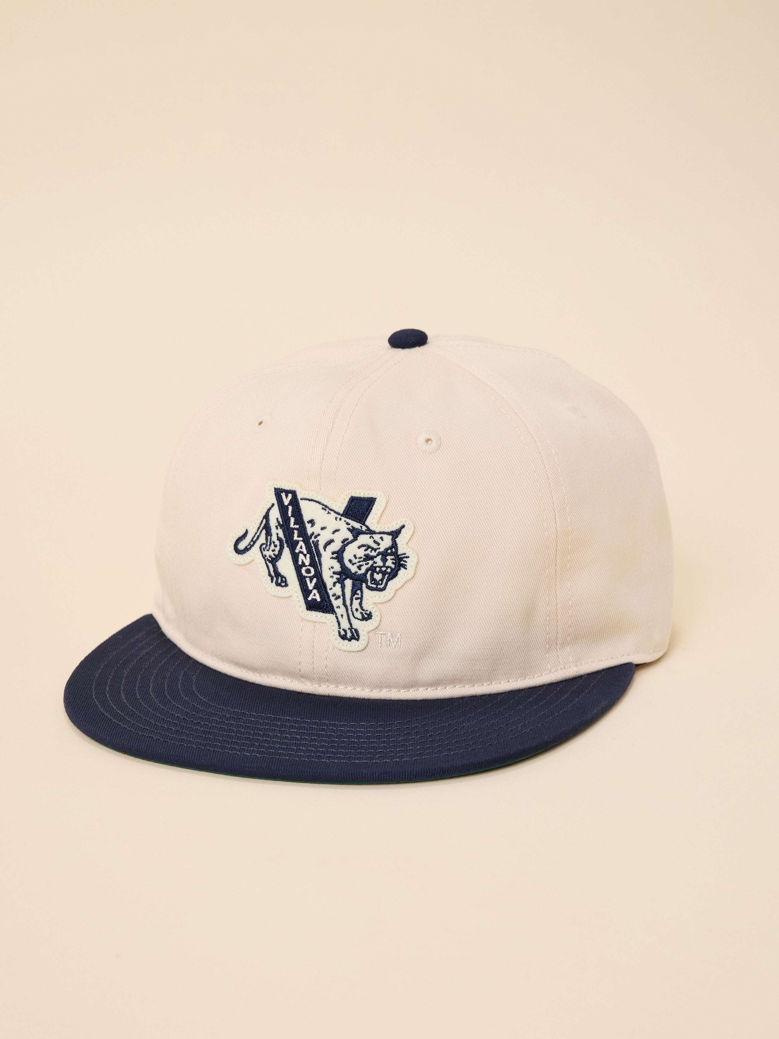 Villanova University Faherty X Ebbets Ballcap - Natural Navy