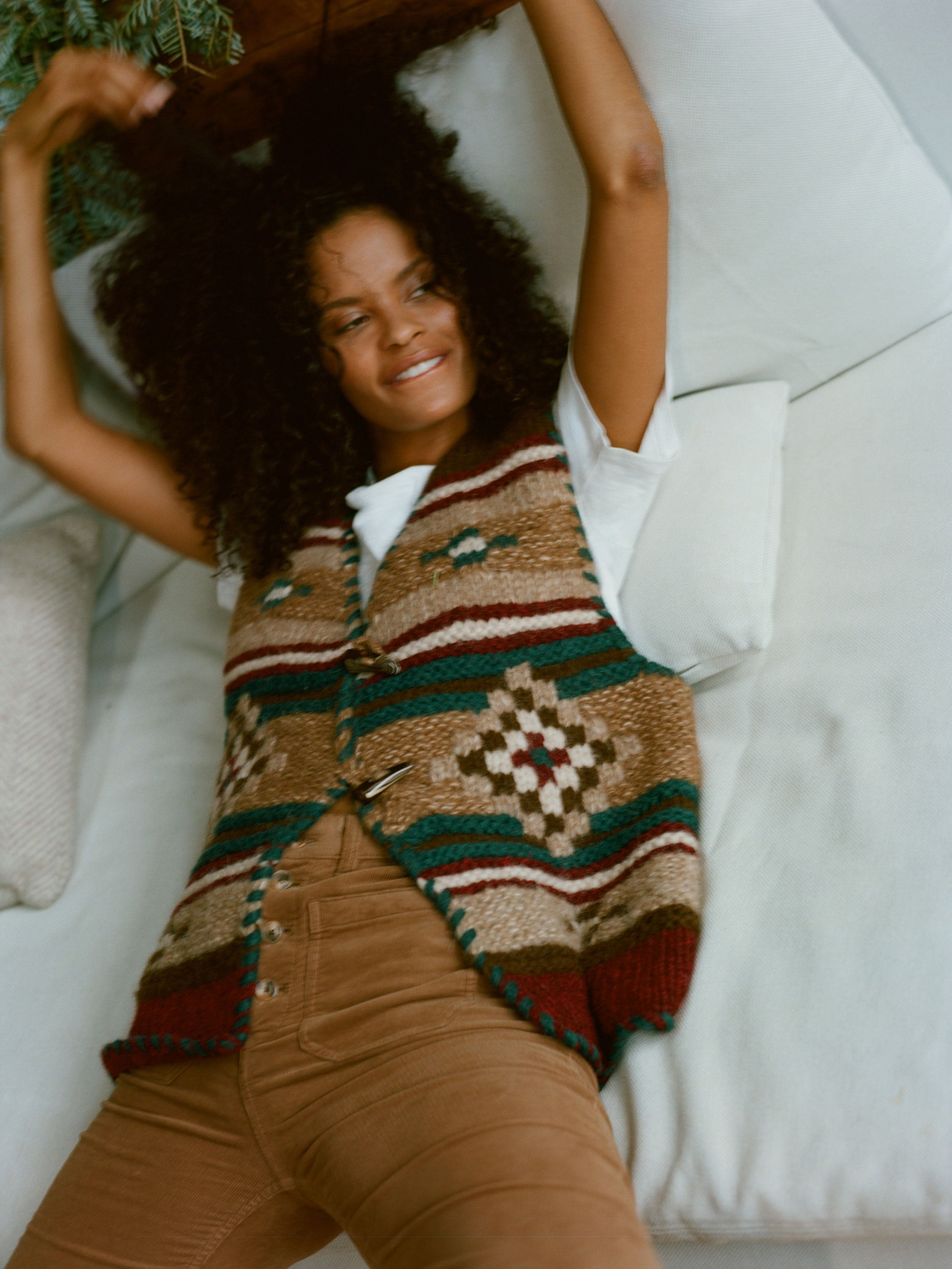 B. Yellowtail Hand Knit Sweater Vest - Pretty Eagle