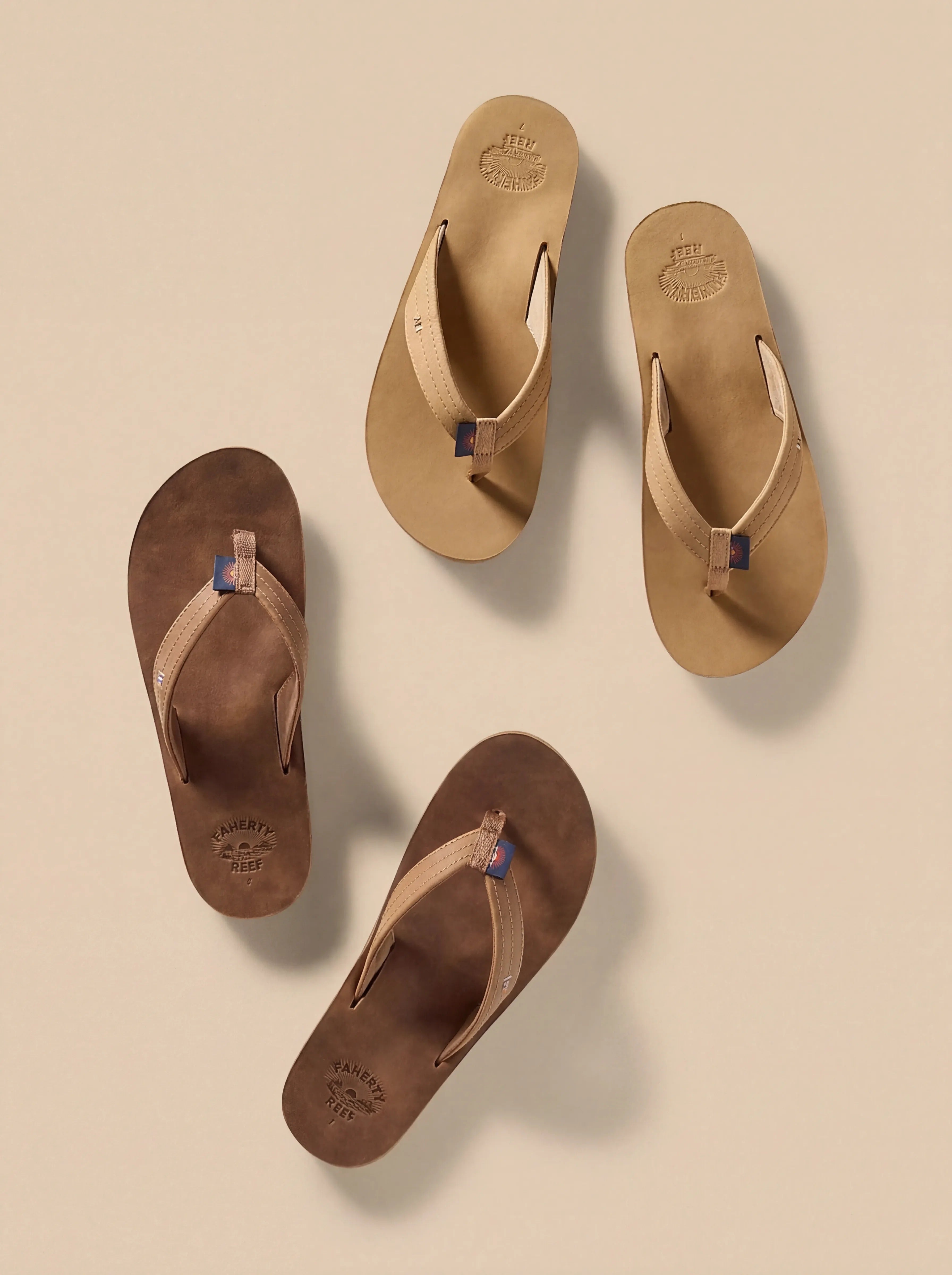  | Faherty X REEF Drift Away Flip Flop - Cuban Sands | Faherty Brand