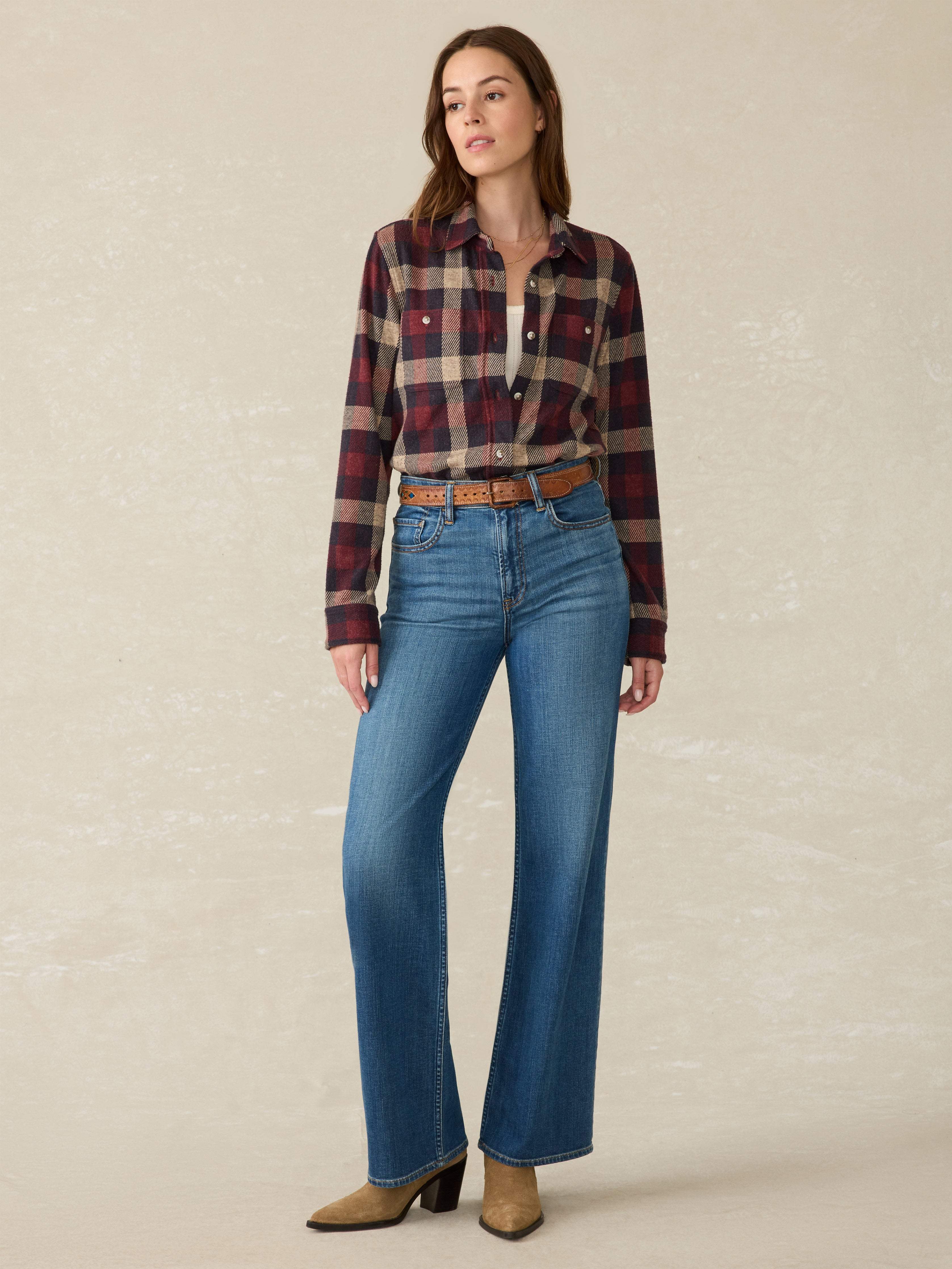 Legend™ Sweater Shirt - Burchfield Plaid